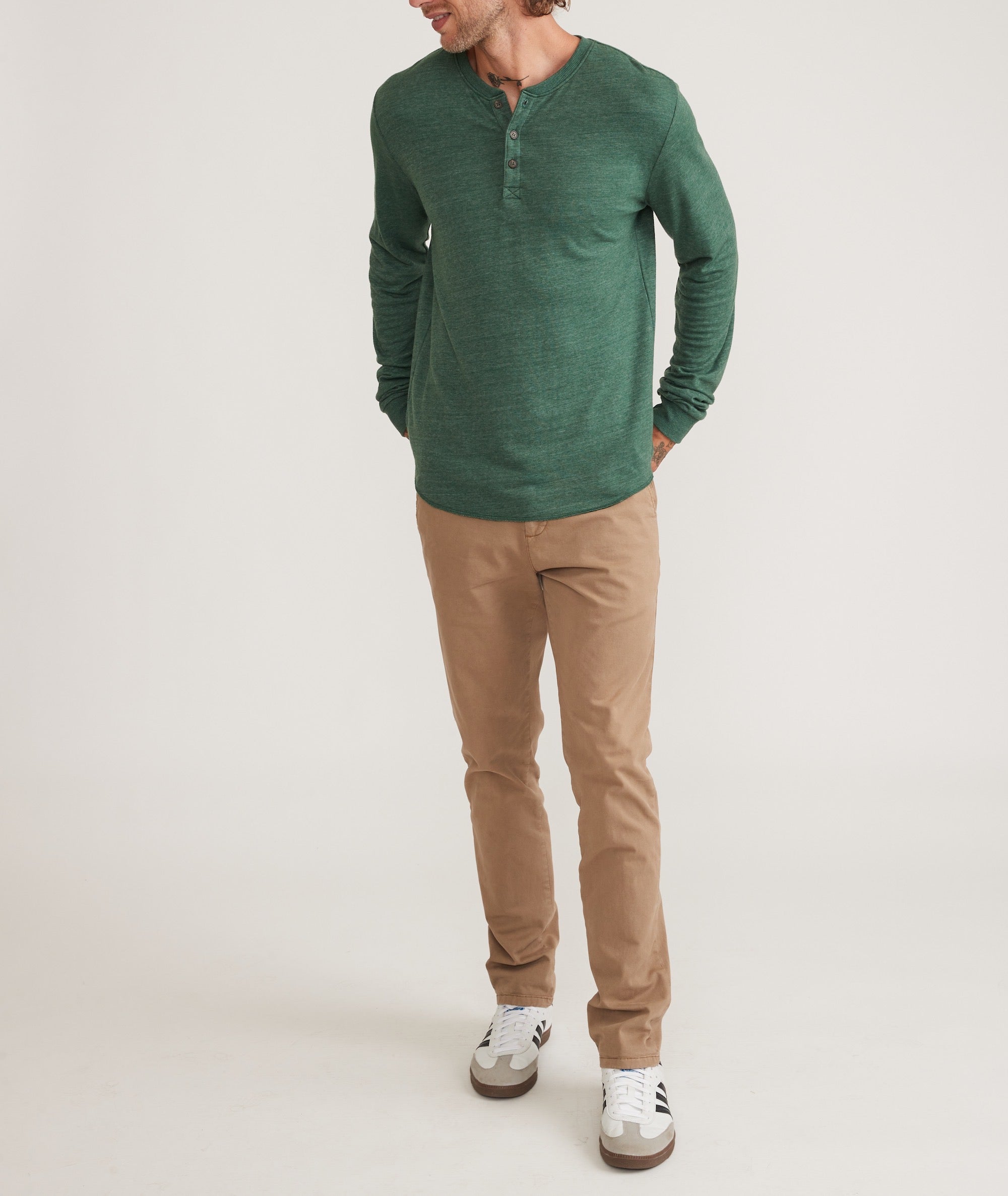 Double Knit Henley