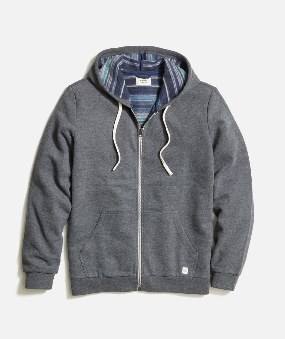 Fleece Stripe Full-Zip