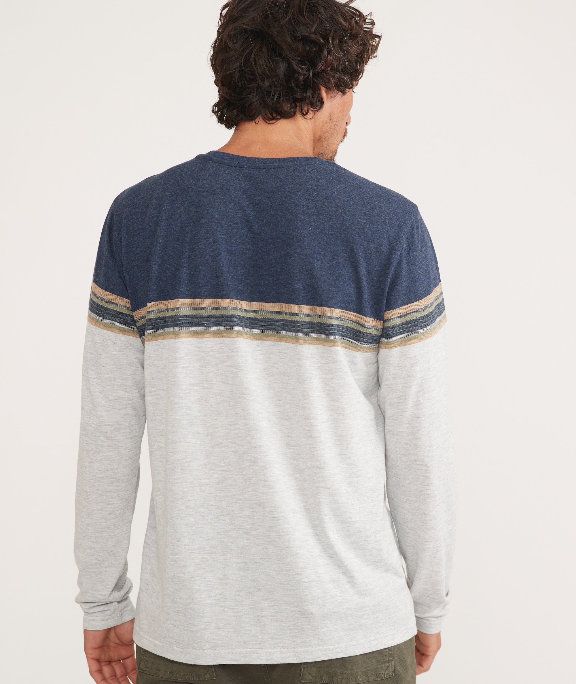 Jacob Long Sleeve Colorblock Tee