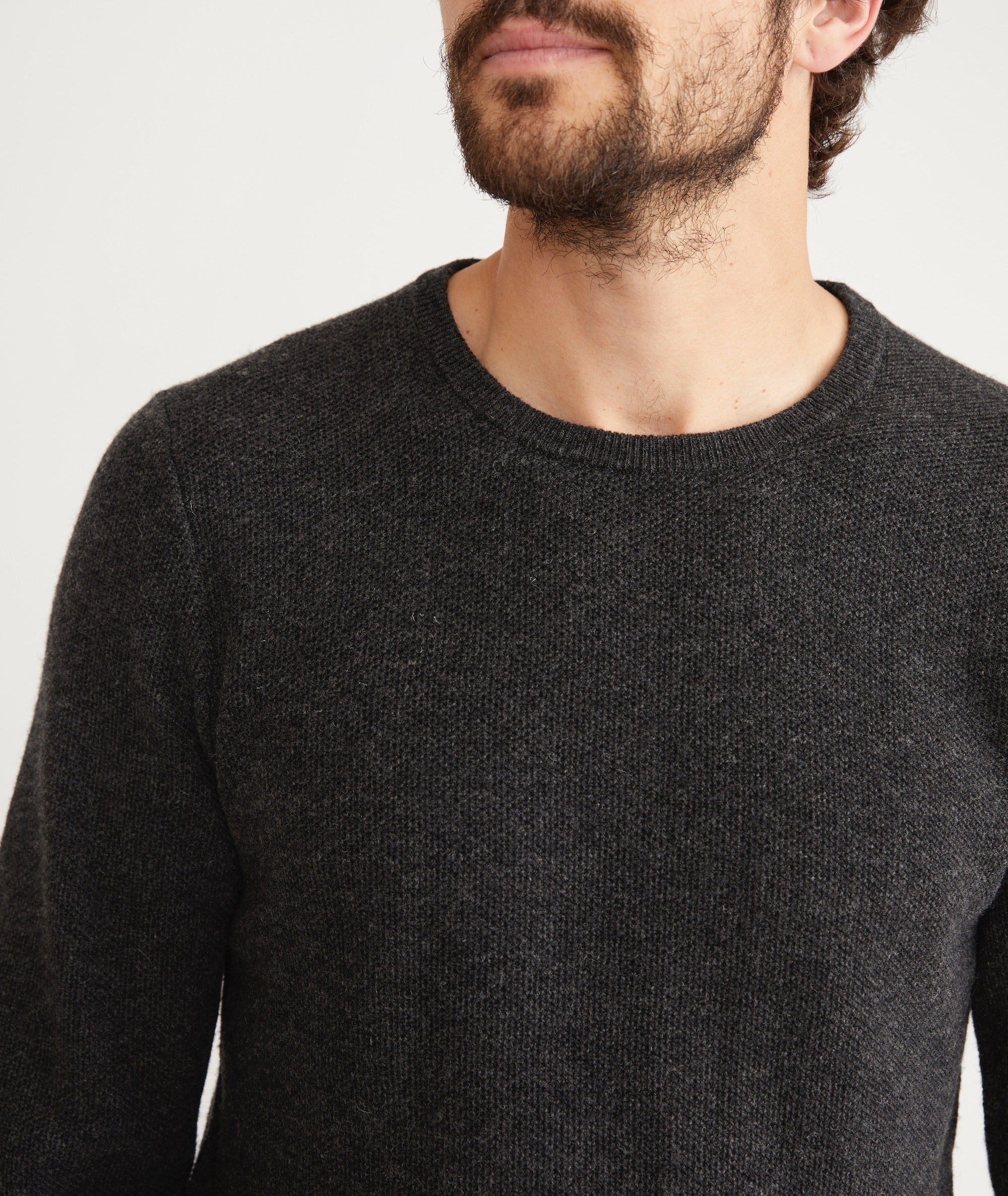 Long Sleeve Merino Blend Sweater Tee