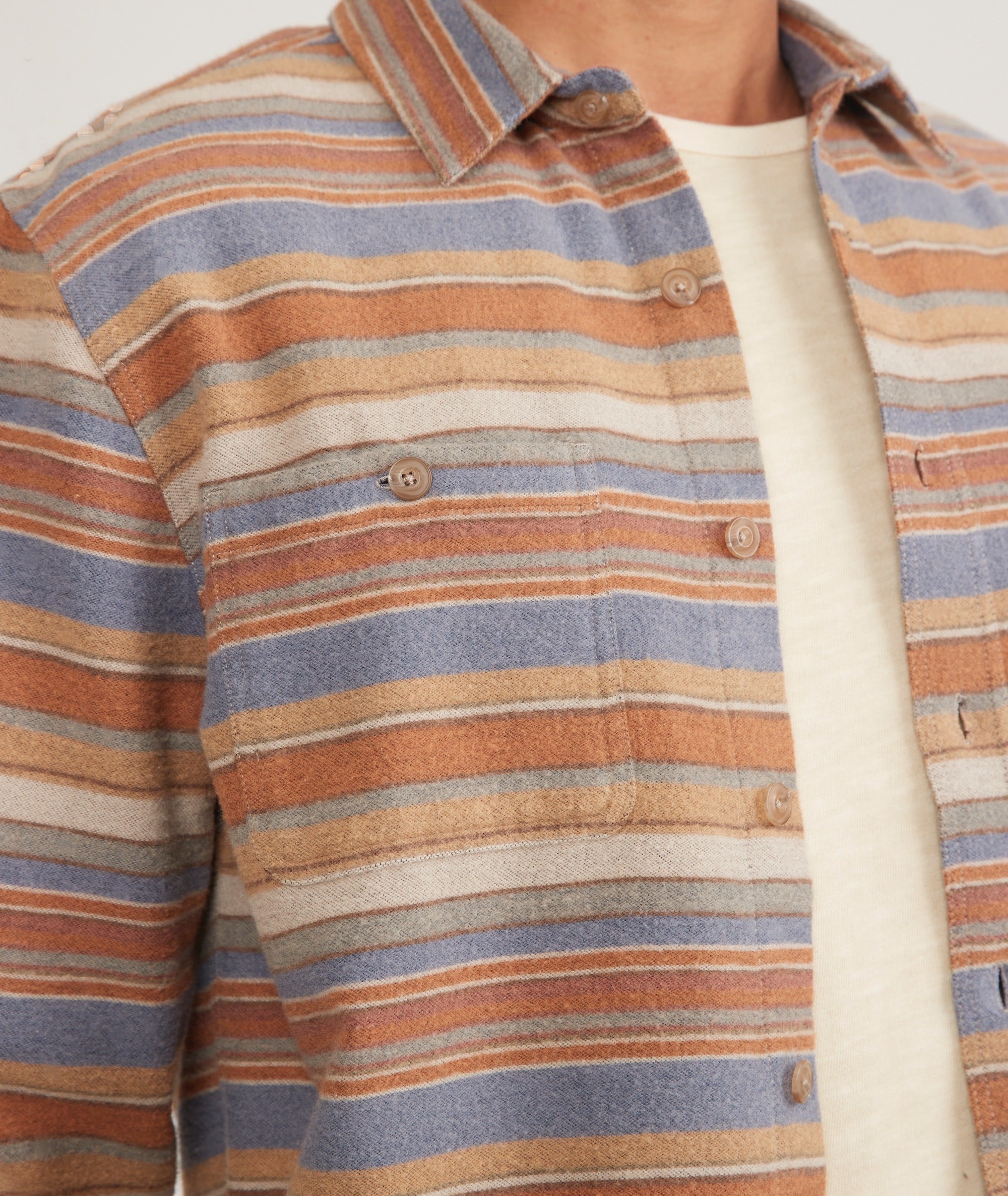 Maddox Baja Stripe Overshirt