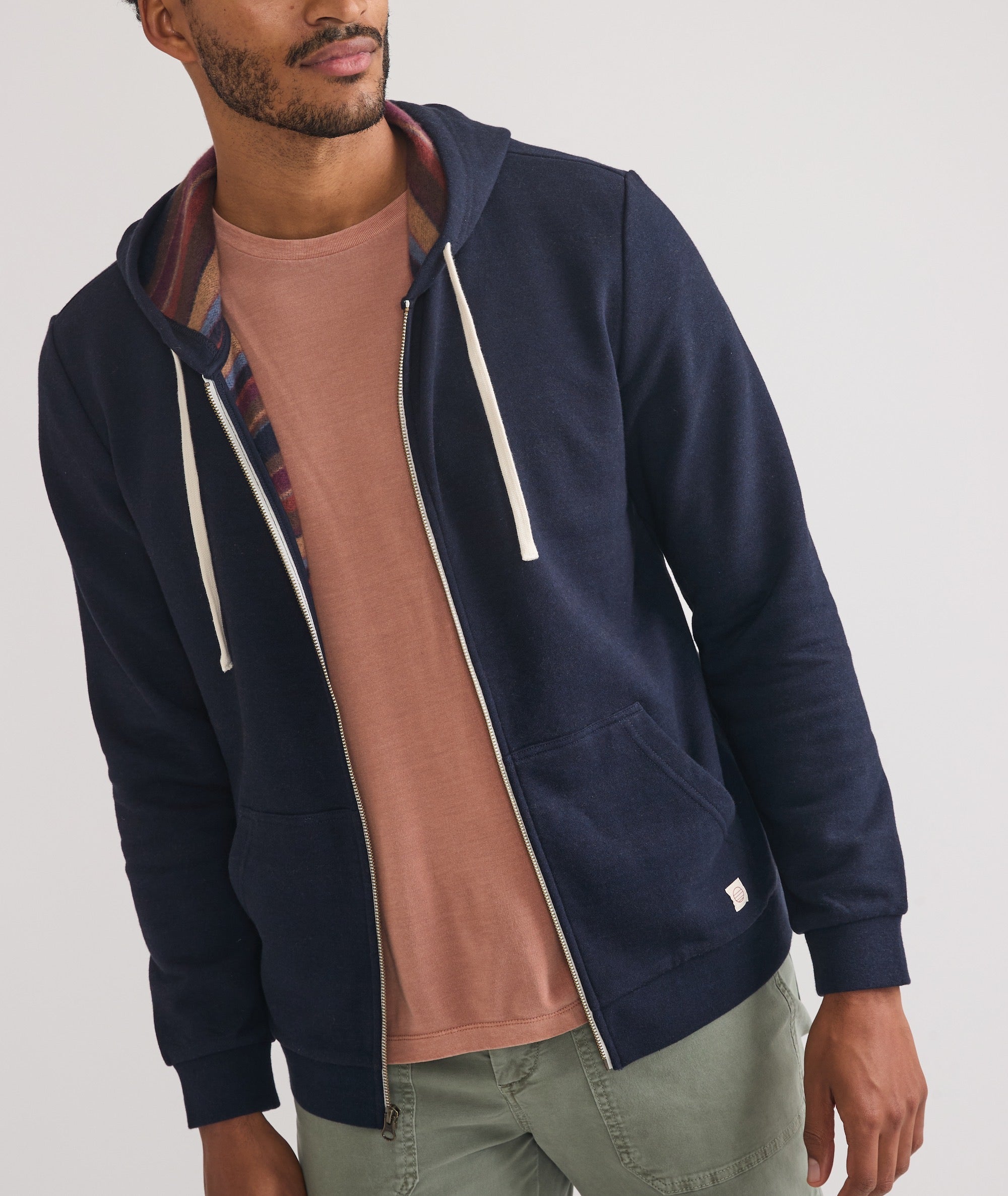 Fleece Stripe Full-Zip