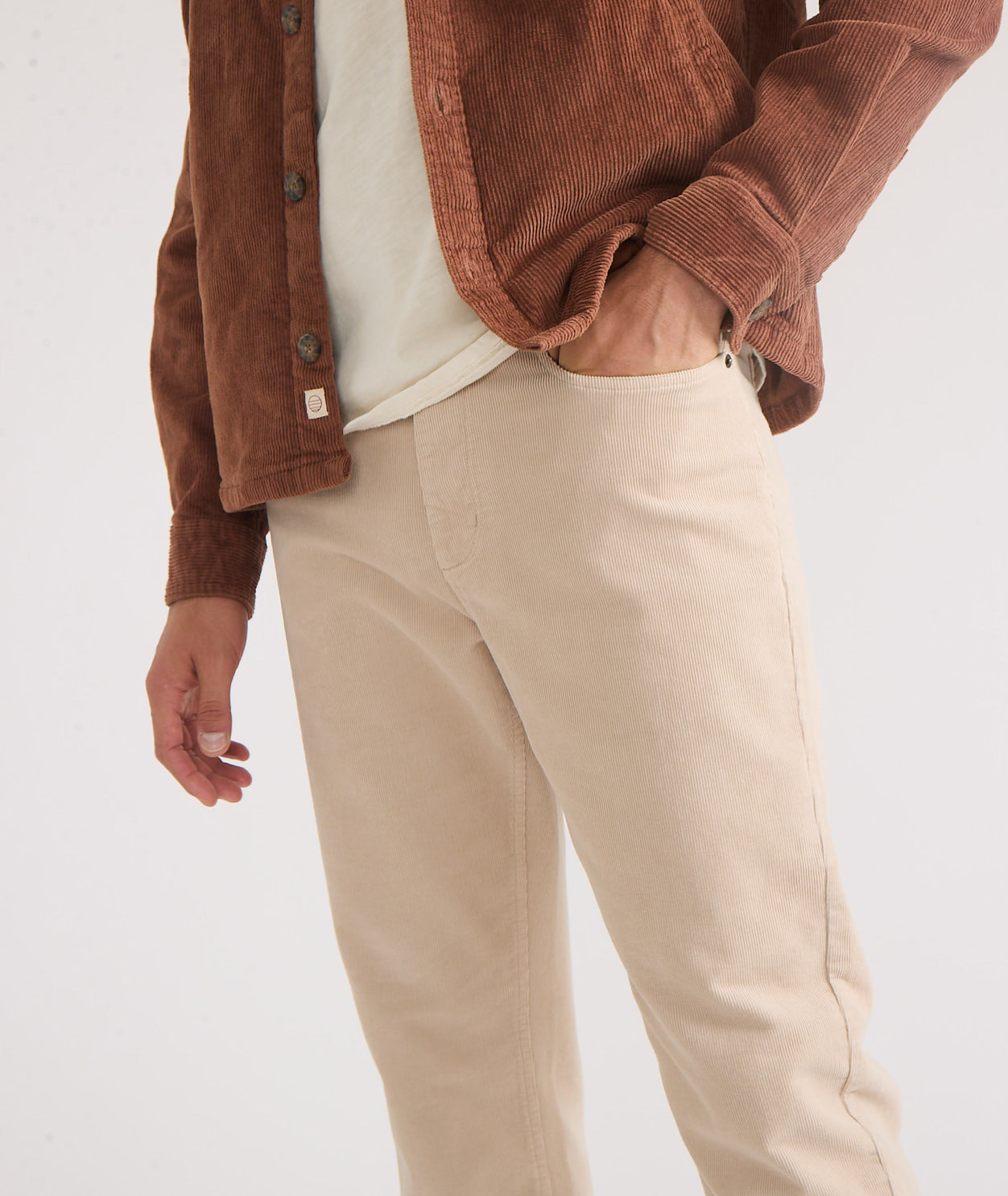 Terry Cord 5 Pocket Pant