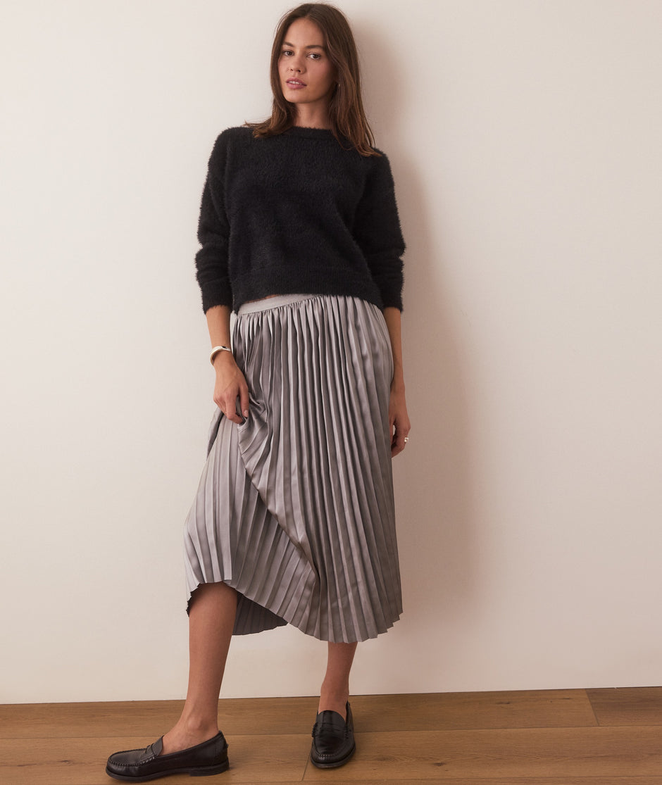 Chelsea Pleated Midi Skirt