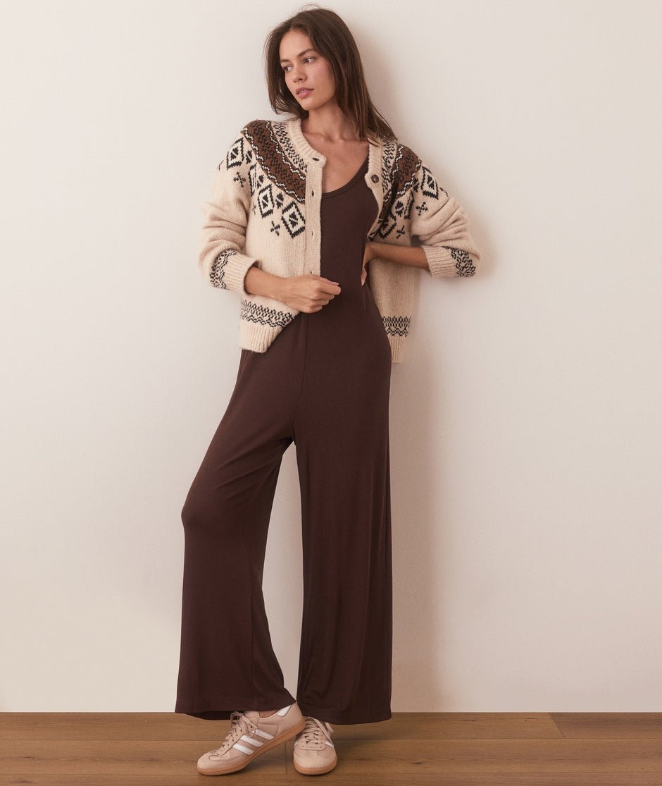 Lexi Rib Lounge Jumpsuit