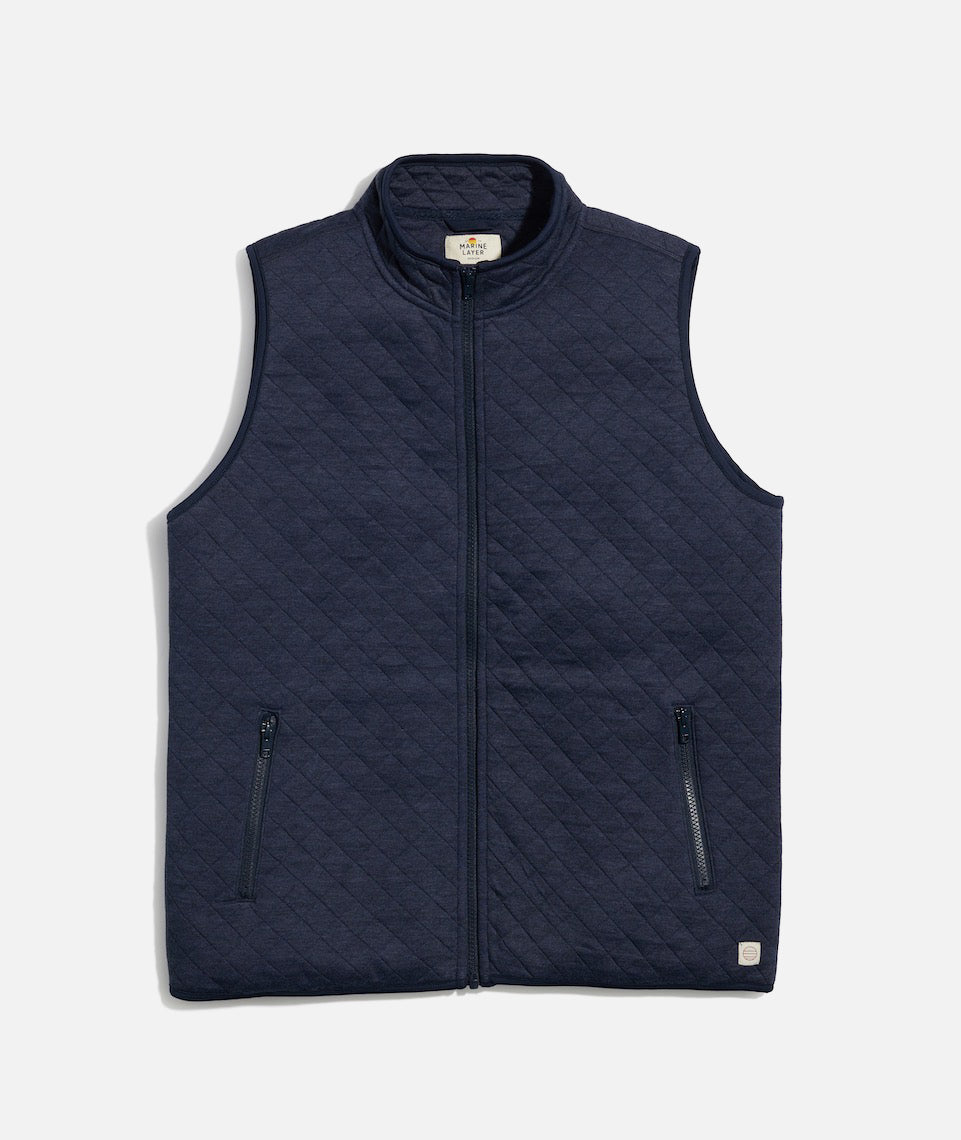 Men's Corbet Full Zip Vest Navy