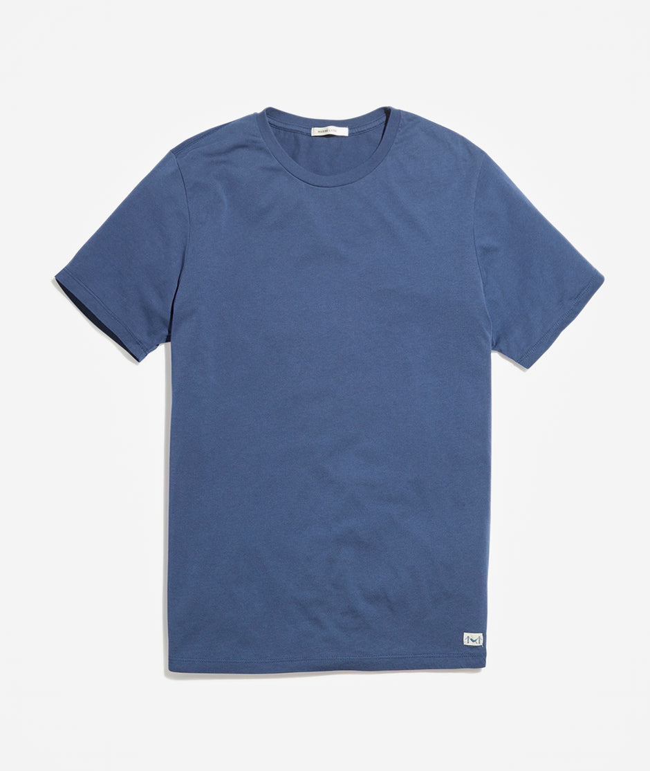 Men's Signature Crew in Faded Navy