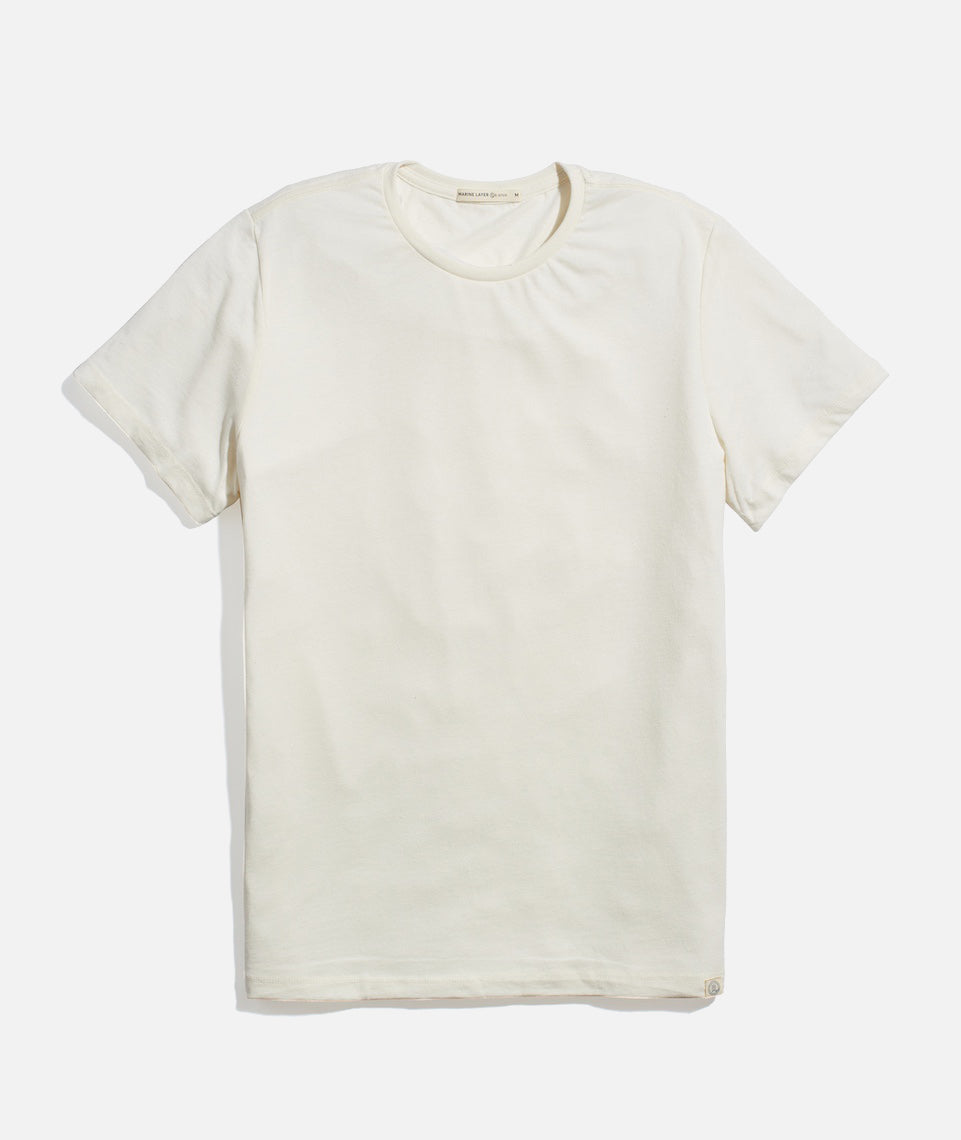 Men's Re-Spun Signature Crew Natural