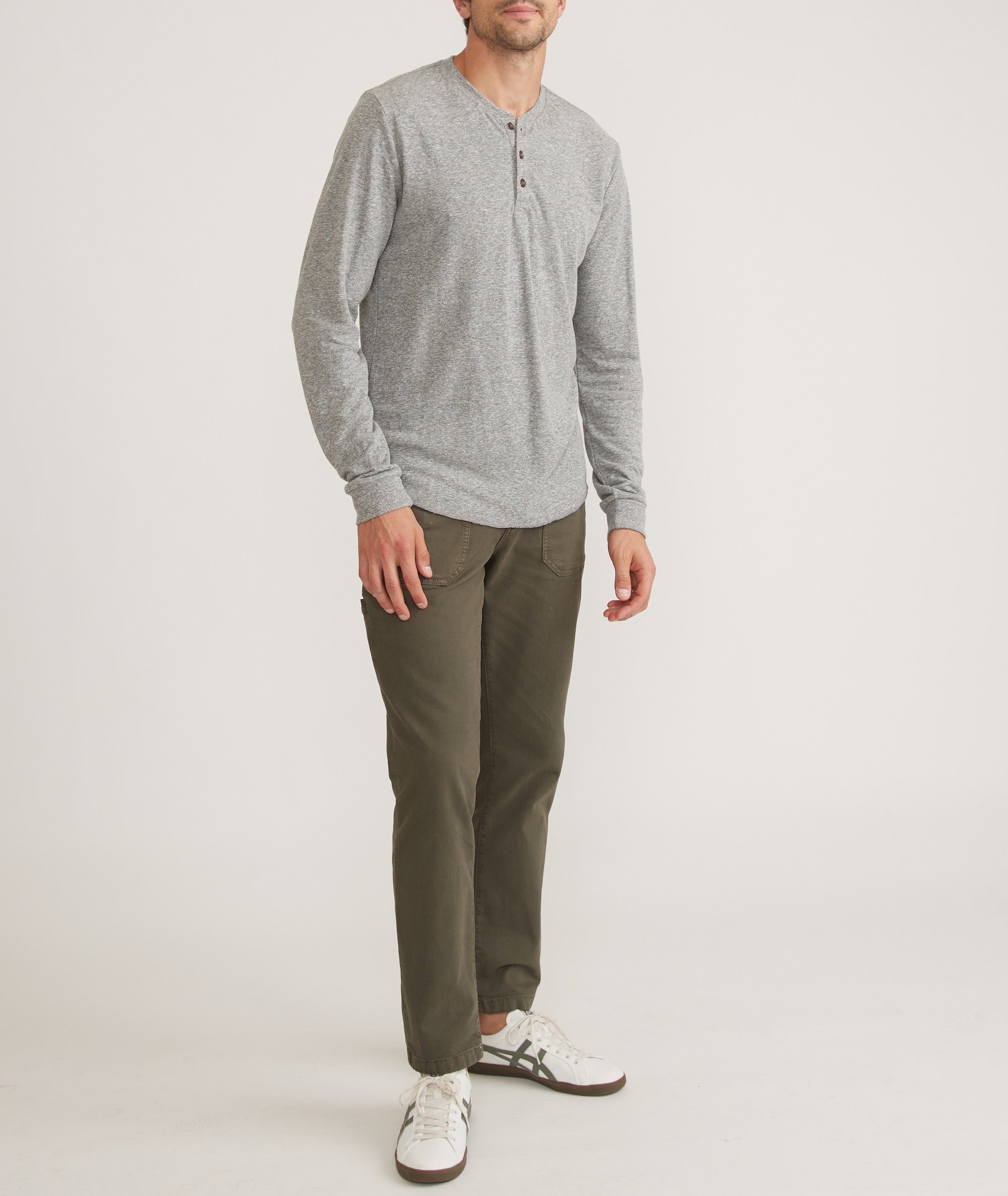 Double Knit Henley