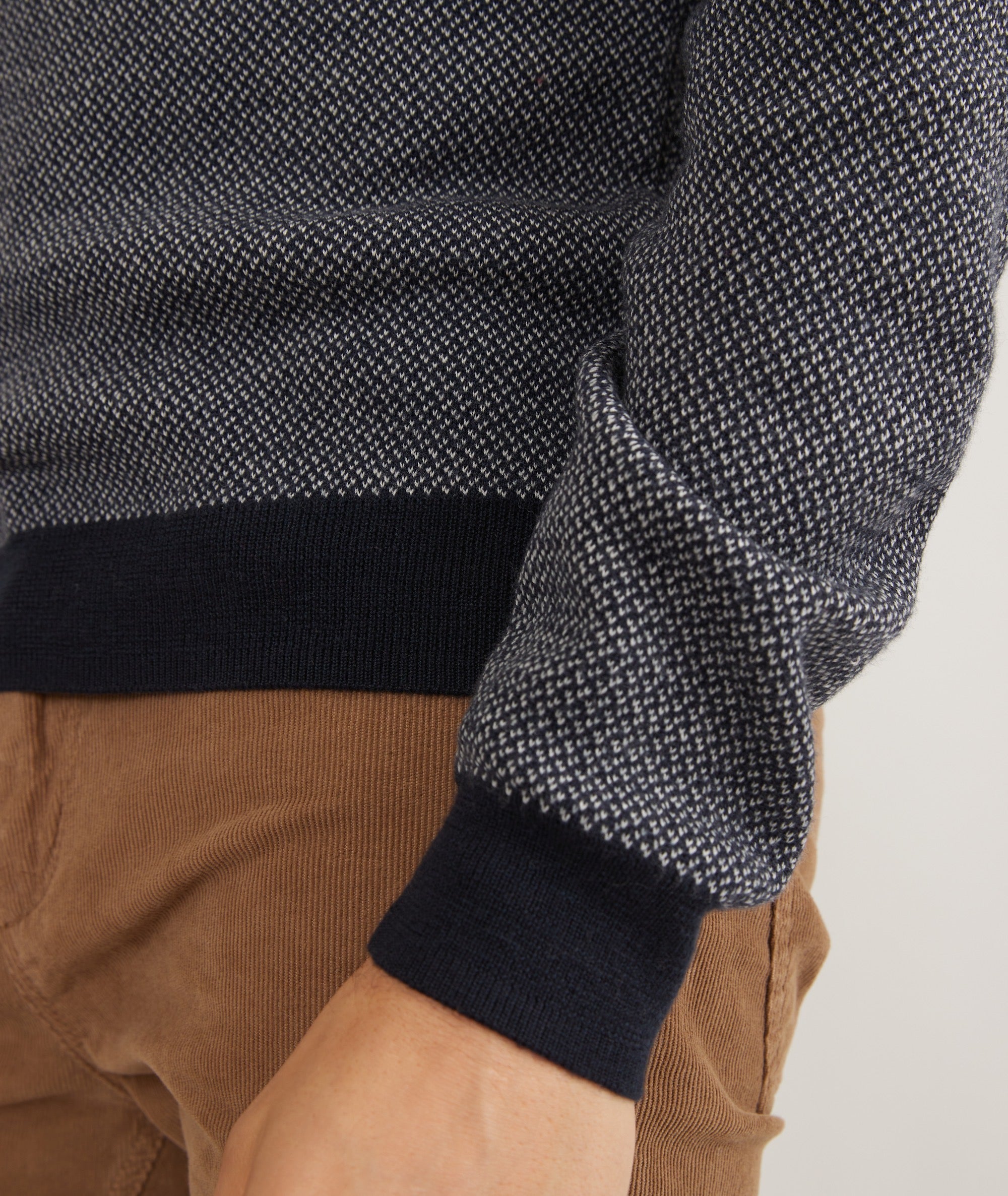 Textured Sweater Quarter Zip