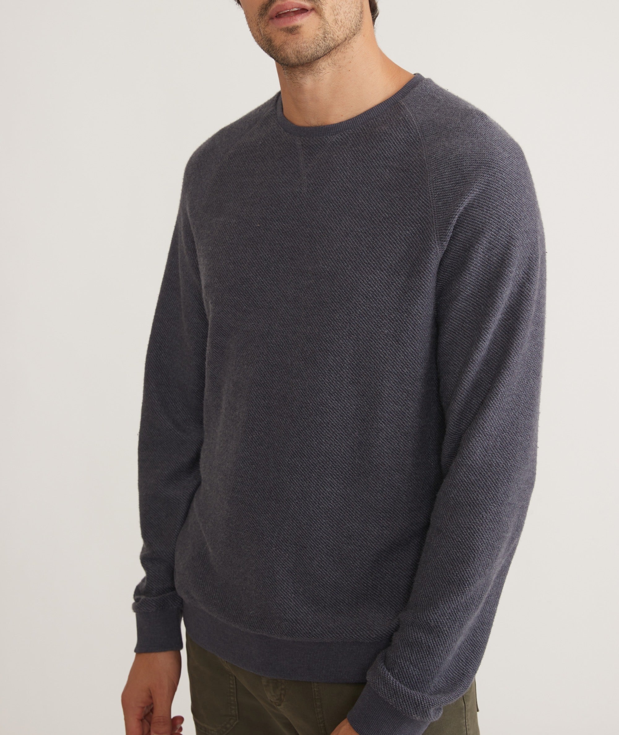 Twill Terry Crewneck