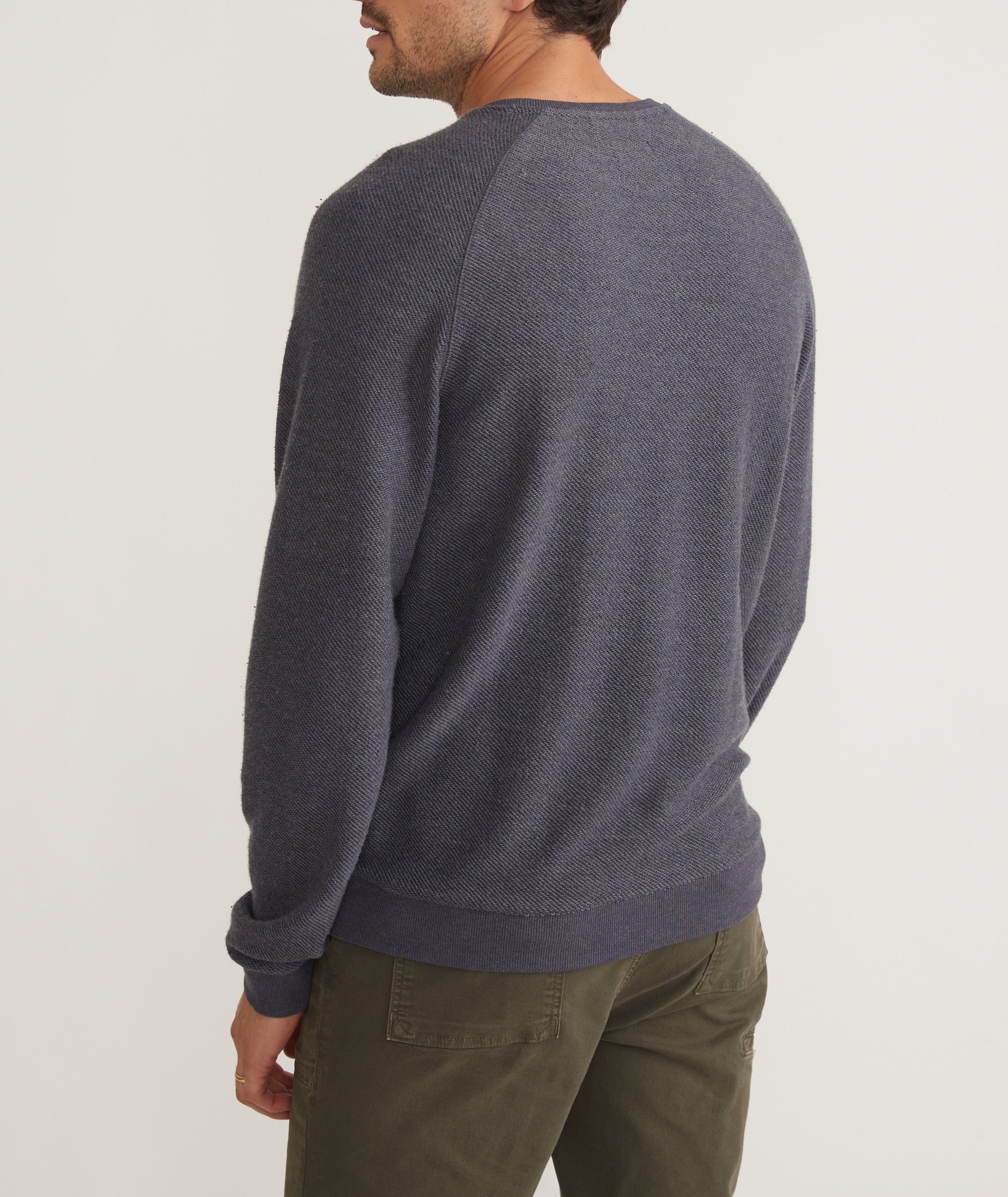 Twill Terry Crewneck