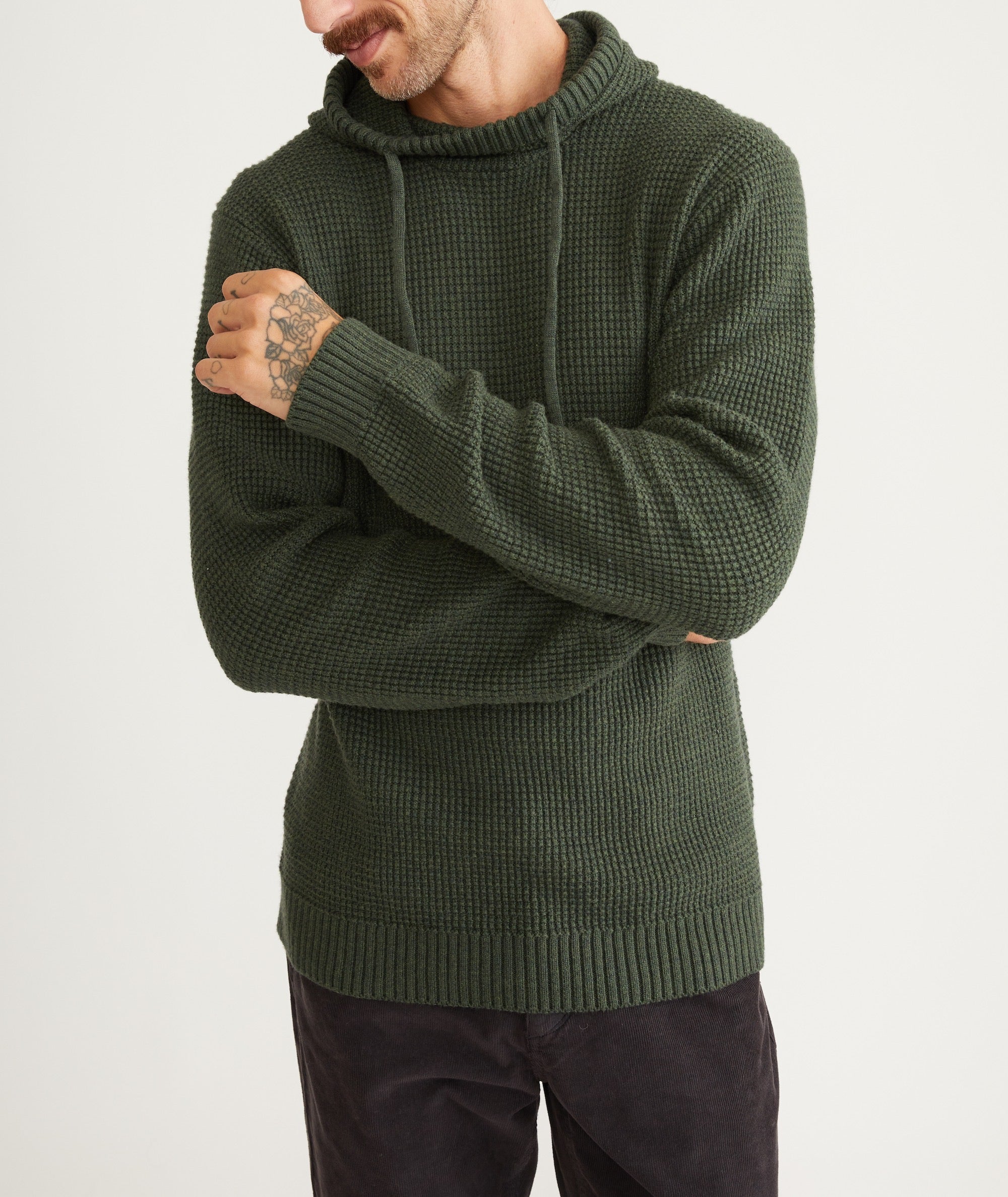 Moore Cowlneck Hooded Sweater