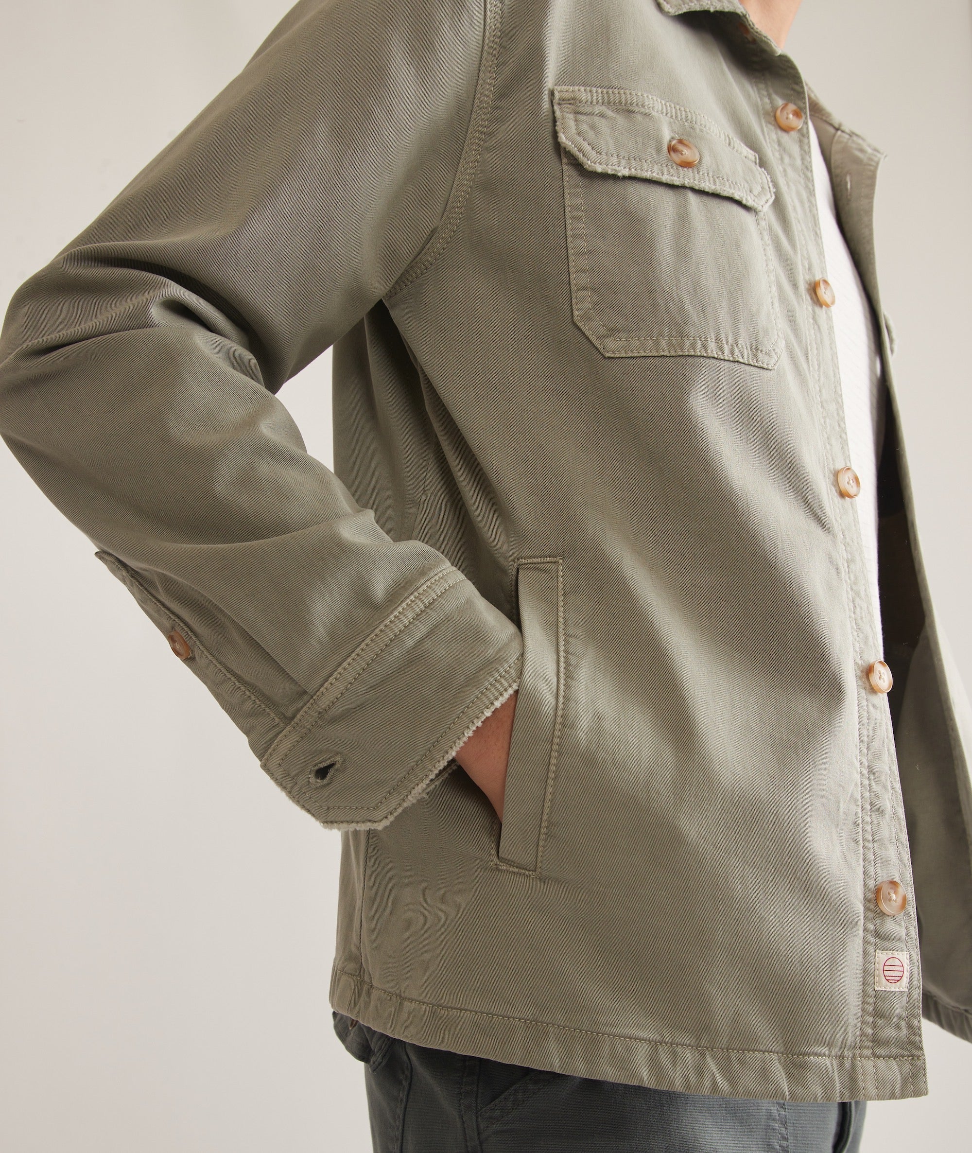 Garment Dye Twill Overshirt