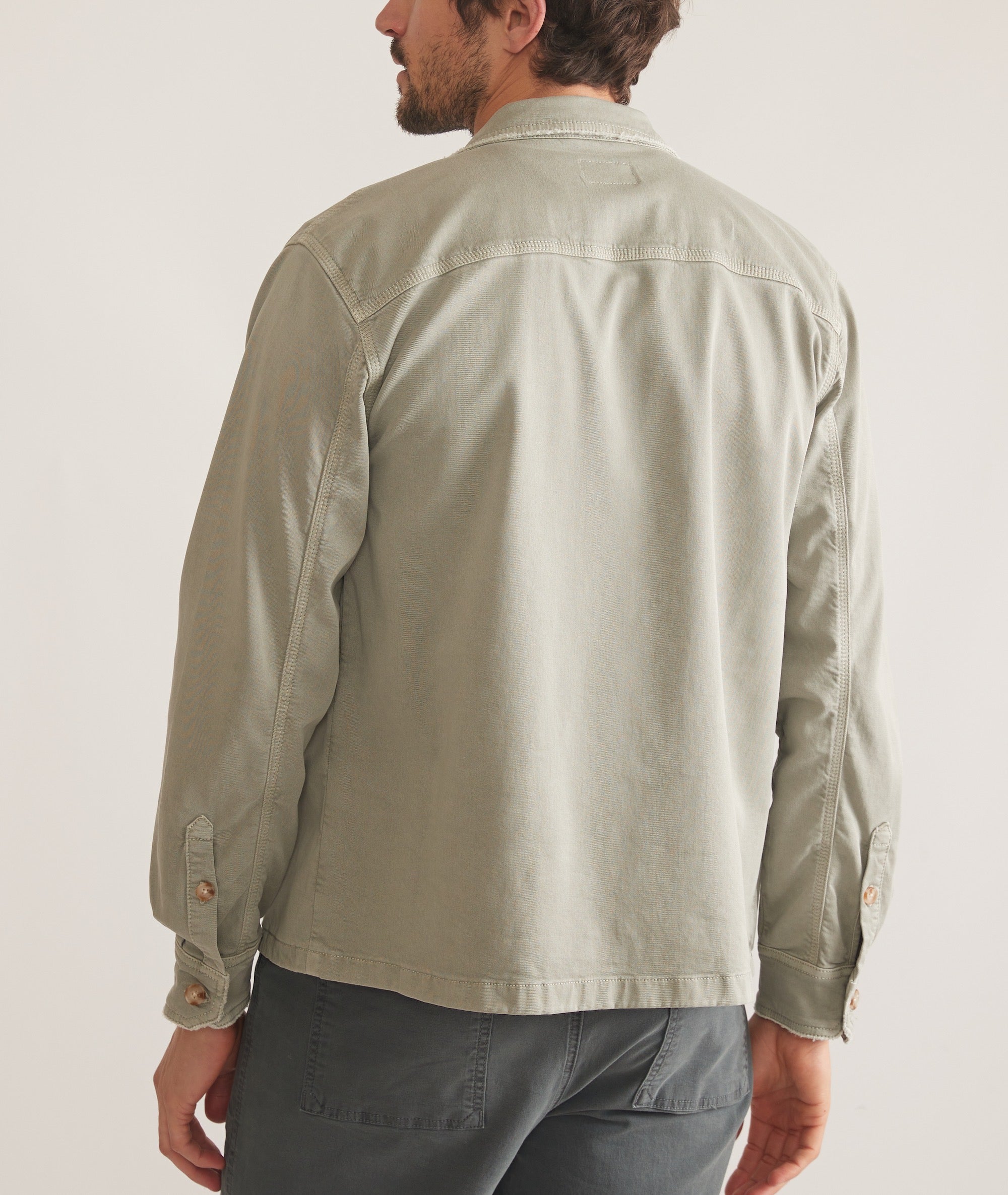 Garment Dye Twill Overshirt