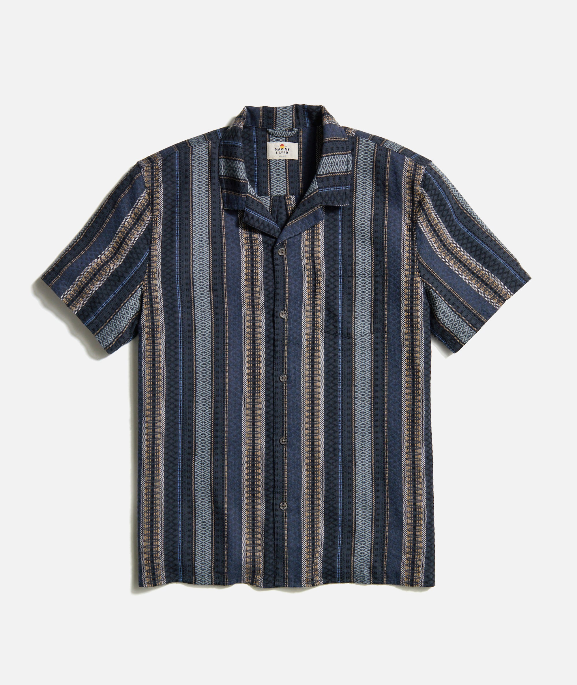 Dobby Stripe Resort Shirt