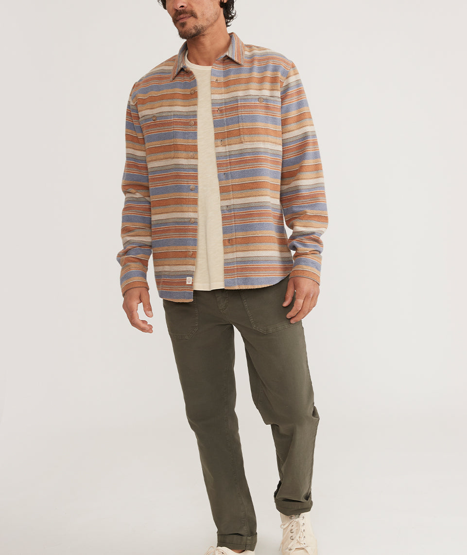 Maddox Baja Stripe Overshirt