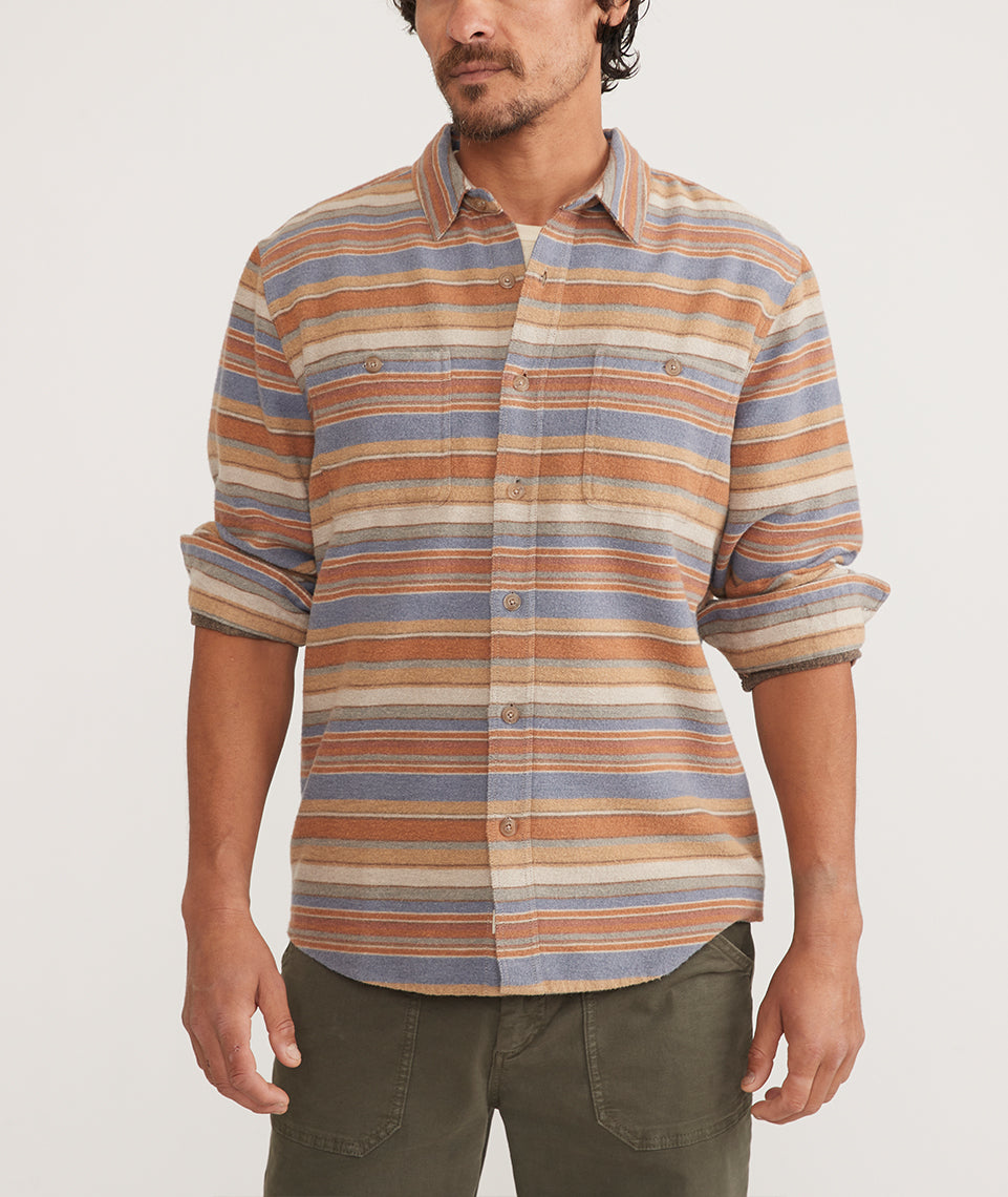 Maddox Baja Stripe Overshirt