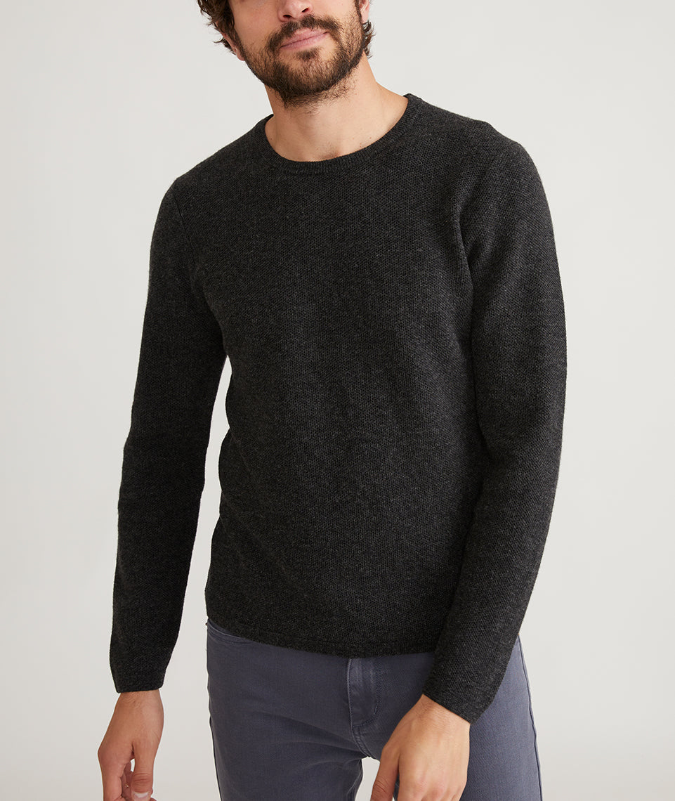 Long Sleeve Merino Blend Sweater Tee