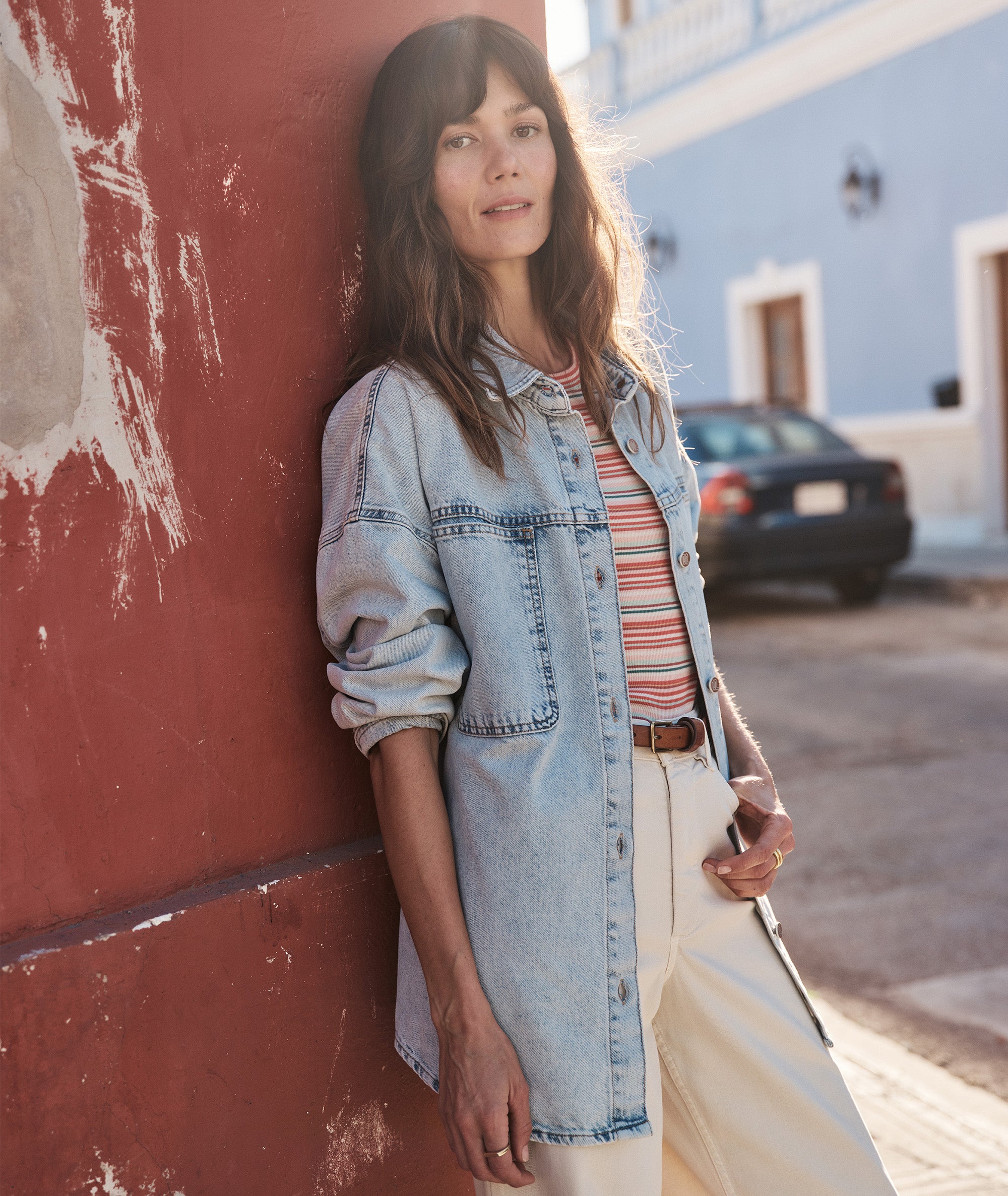 Molly Oversized Denim Shirt Jacket