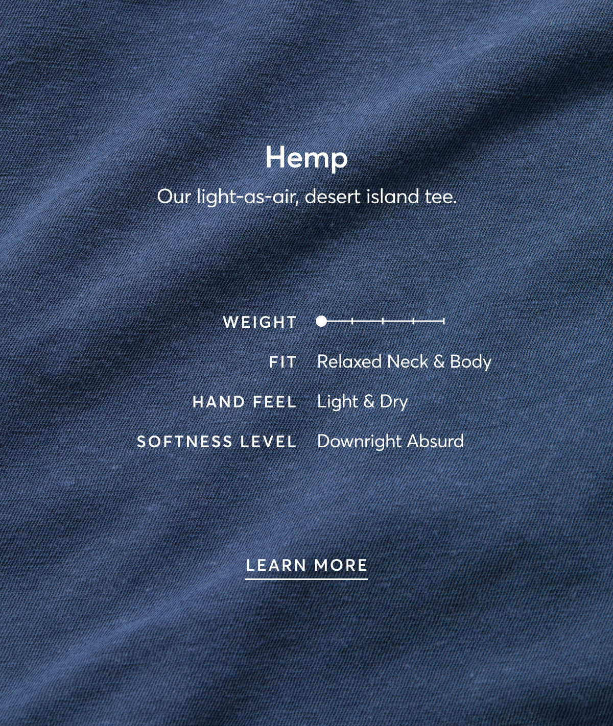 Relaxed Hemp Cotton Tee