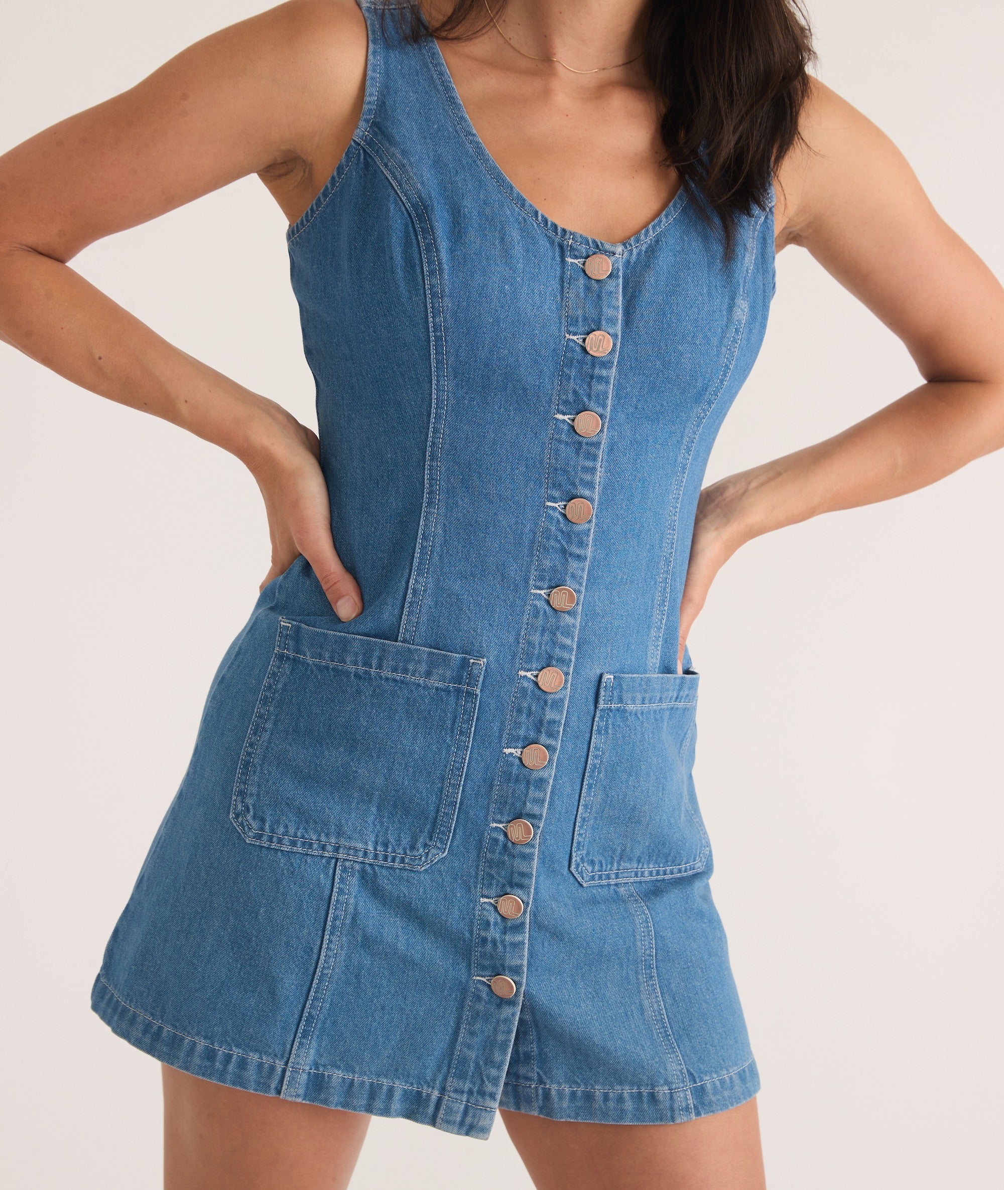 Daisy Denim Mini Dress