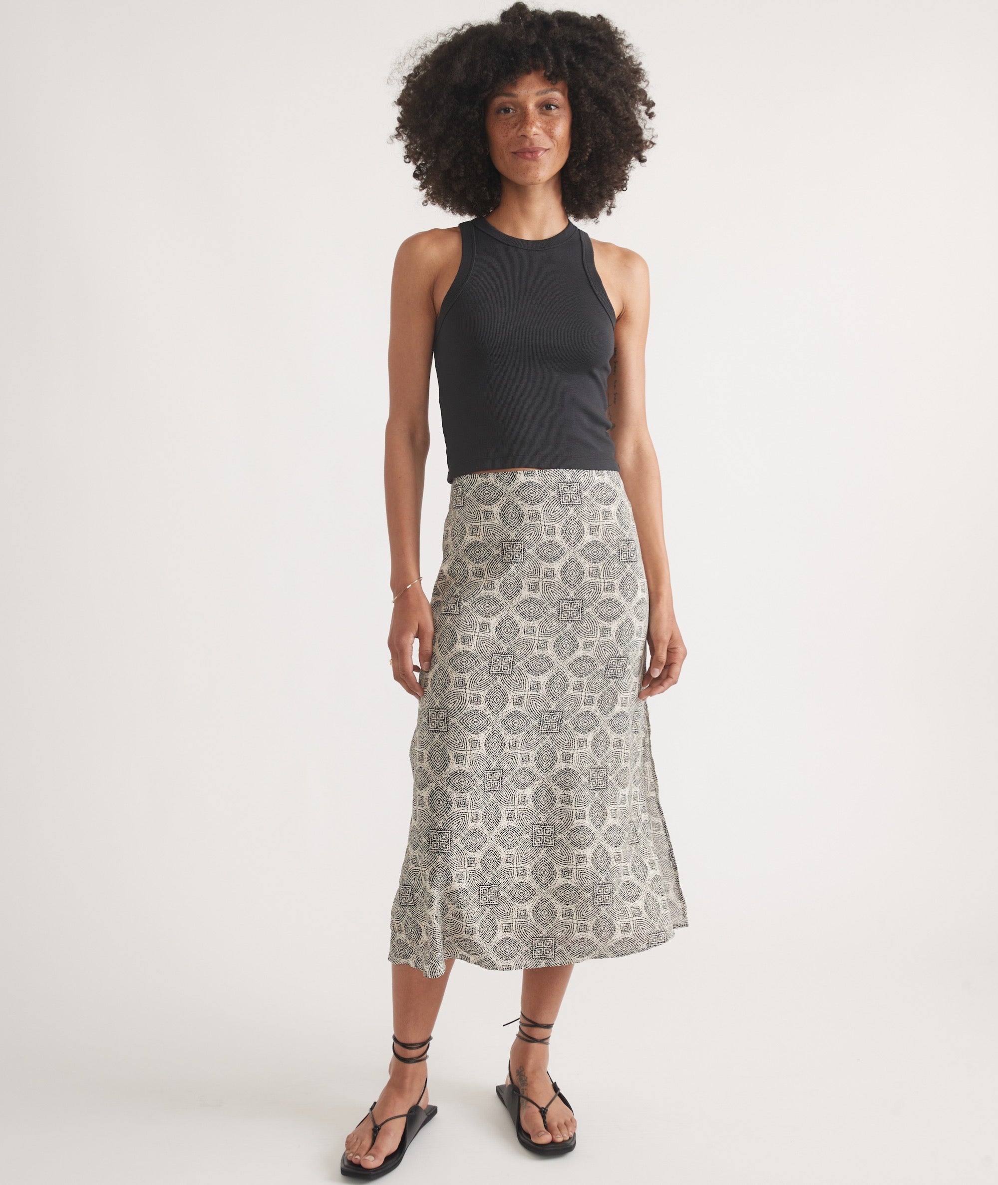 Ryan Slip Midi Skirt