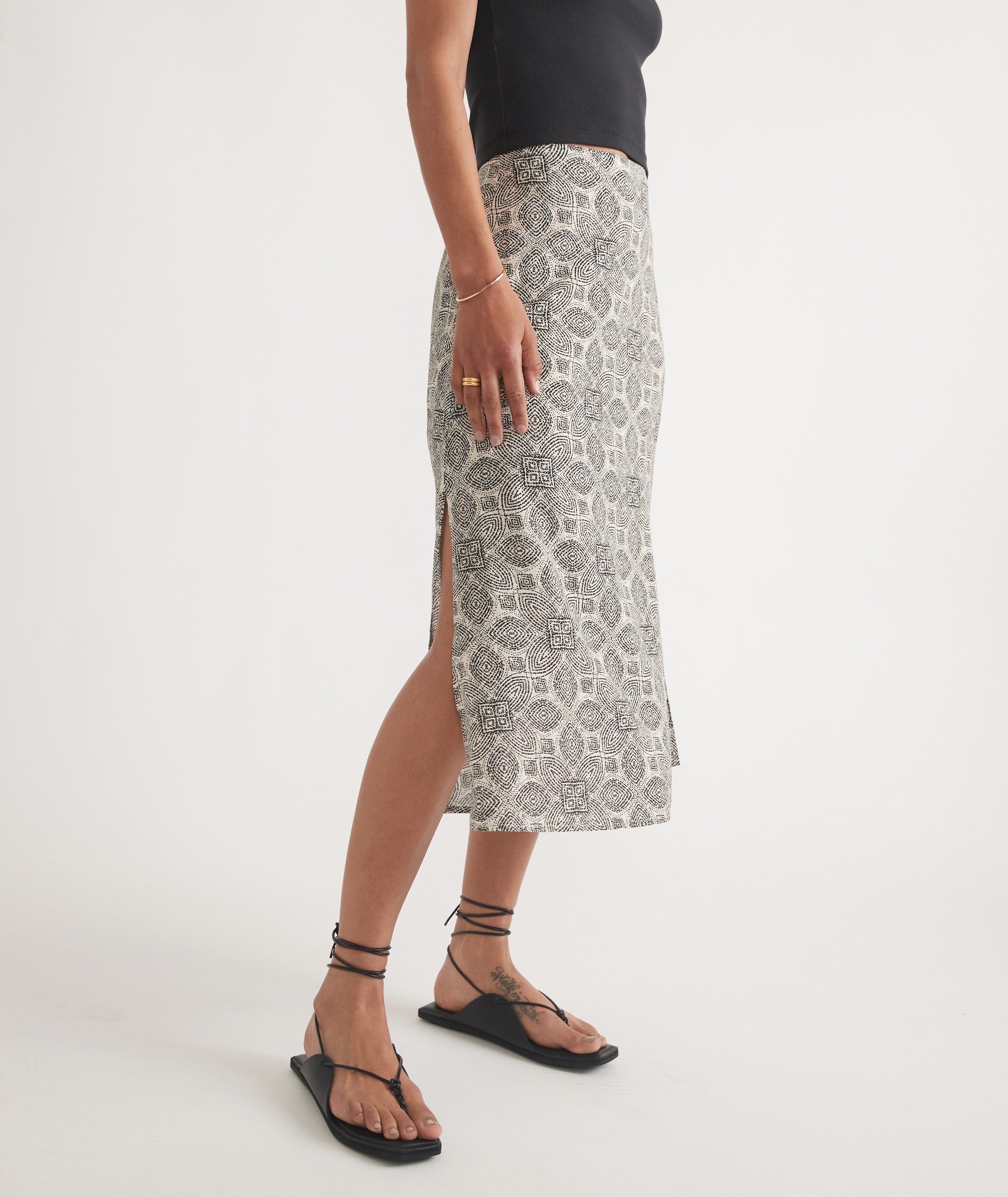 Ryan Slip Midi Skirt