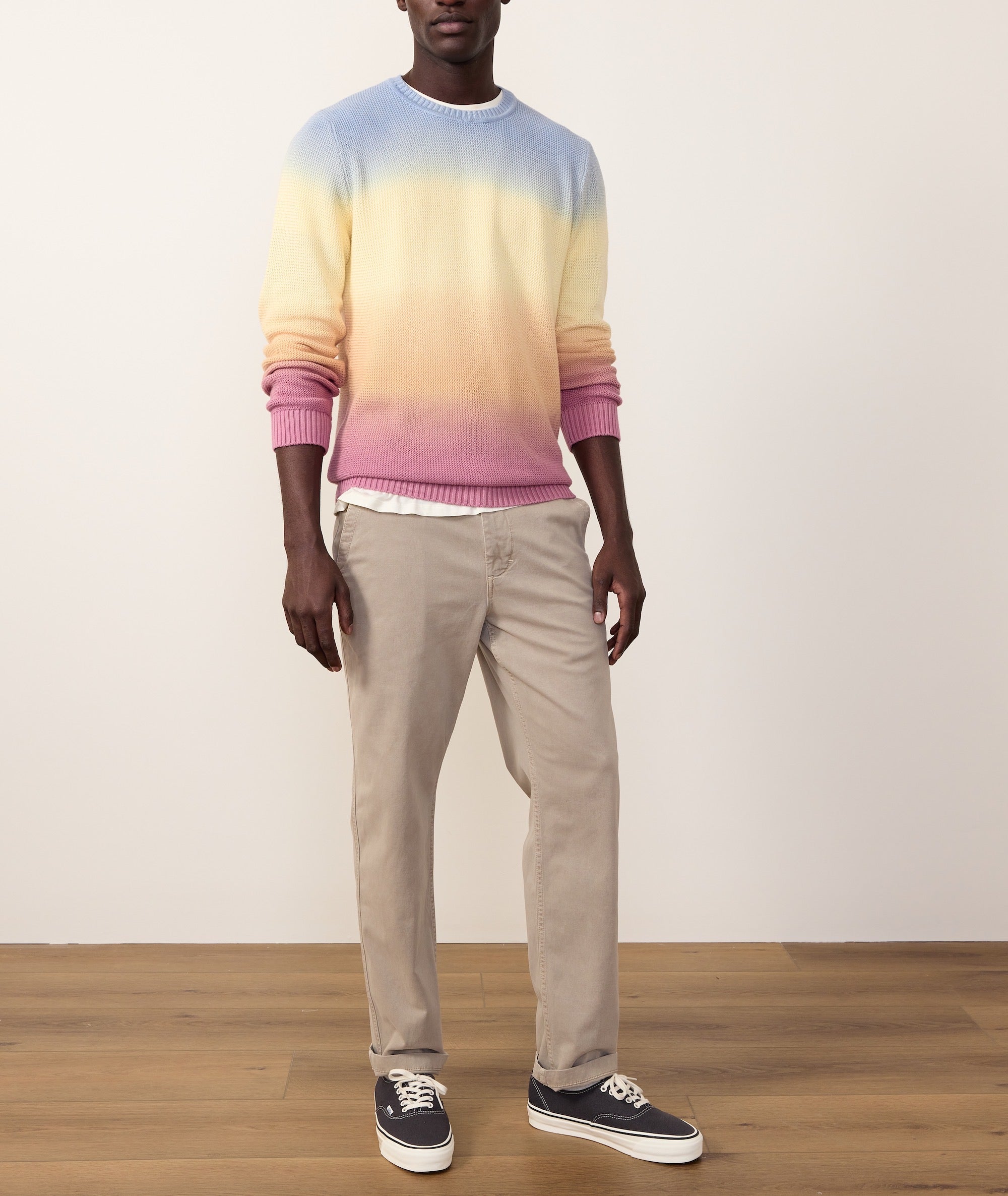 Ombre Crew Sweater