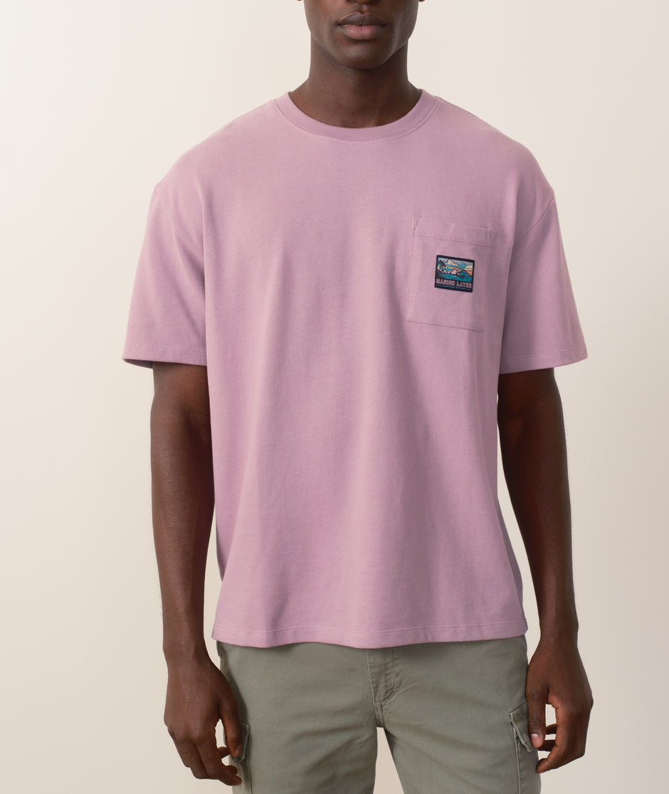 Boxy Sueded Tee