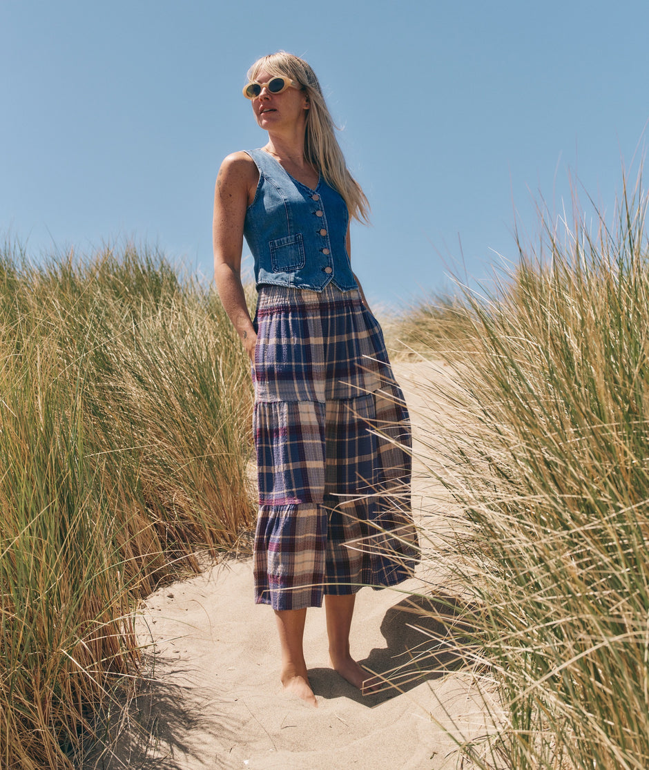 Chloe Smocked Maxi Skirt