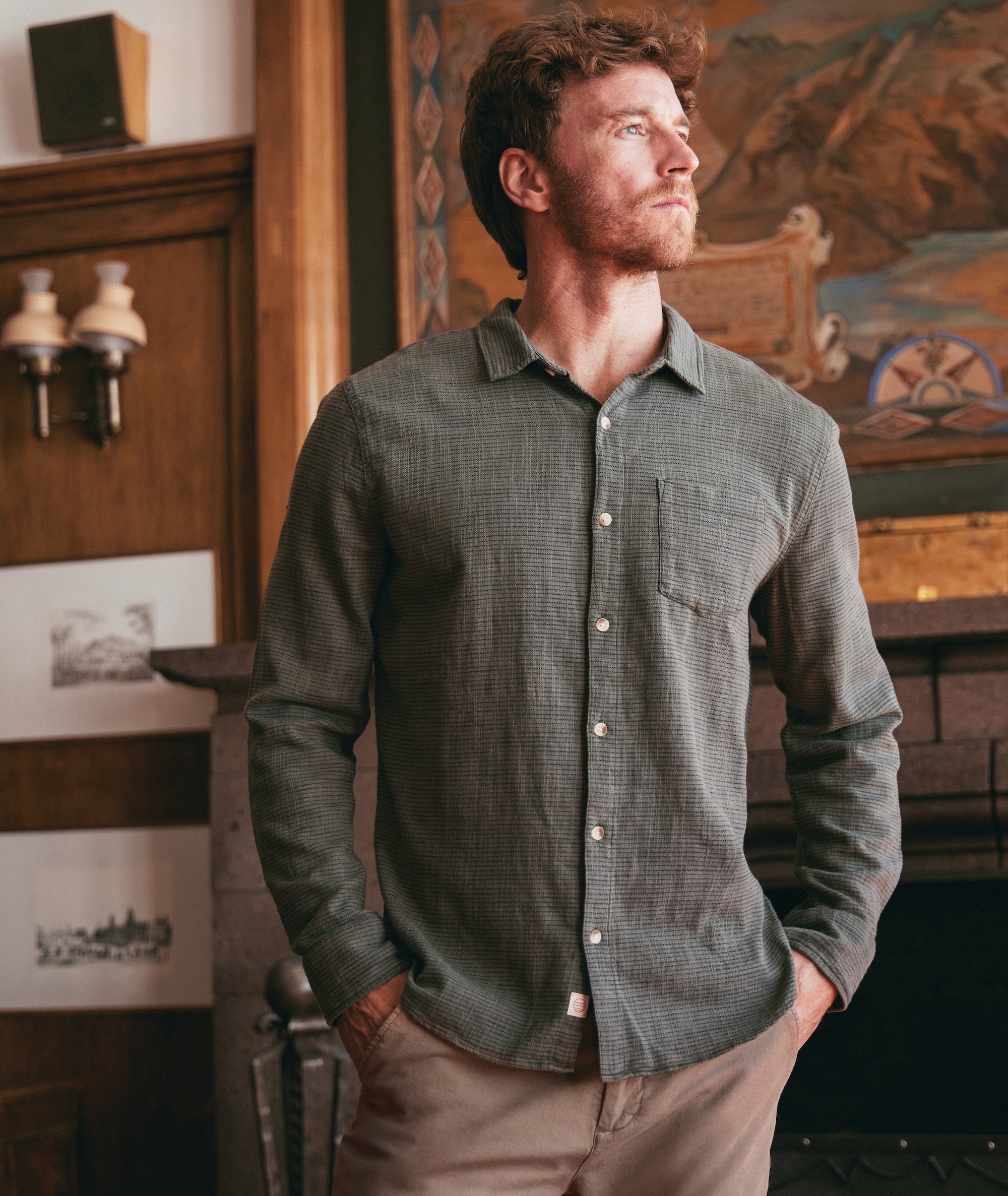 Stretch Selvage Long Sleeve Shirt – Marine Layer