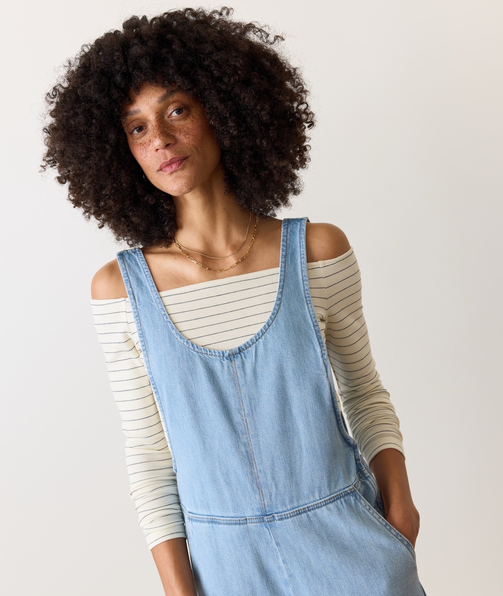 Layla Denim Overalls