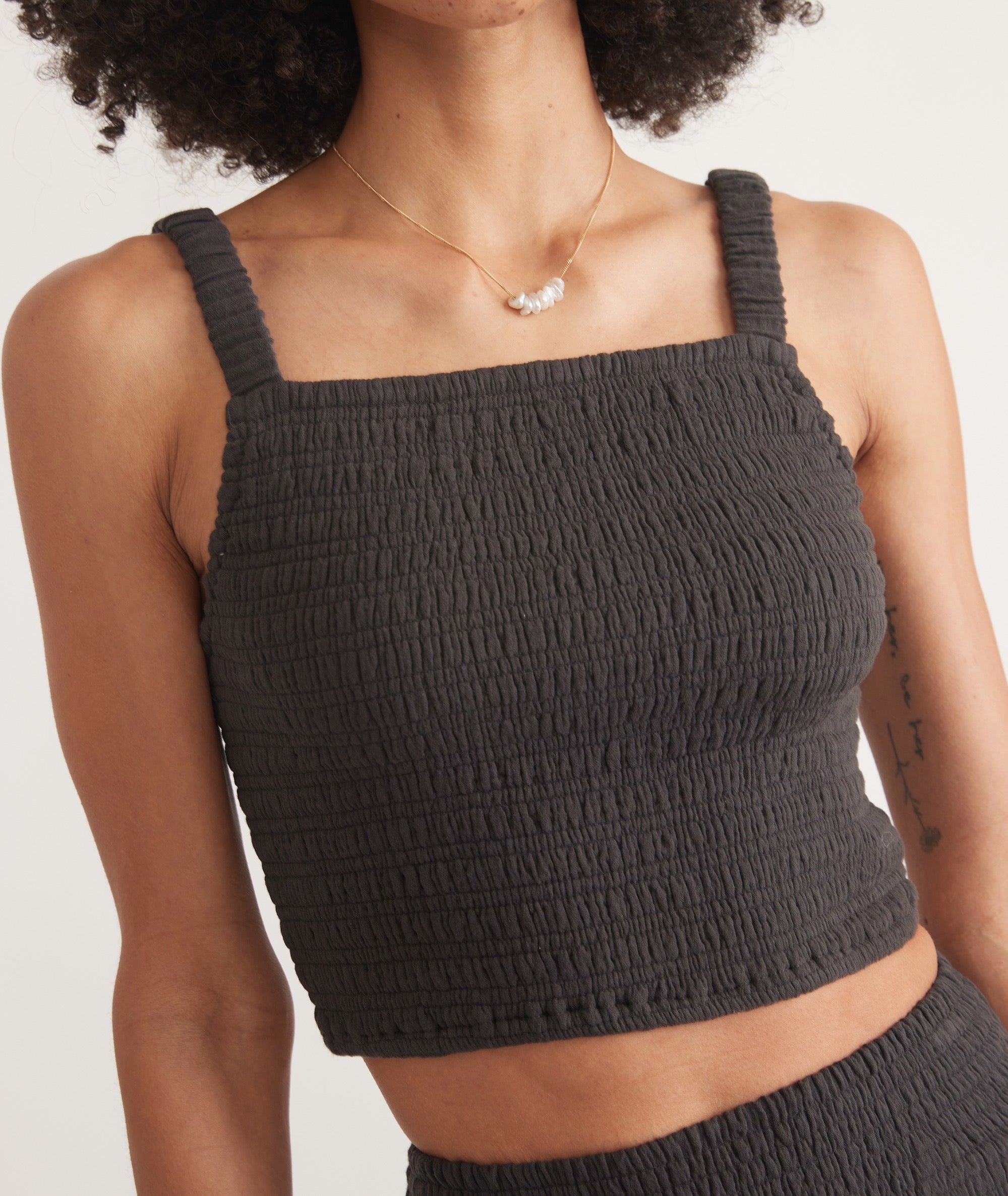 Lila Double Cloth Tank