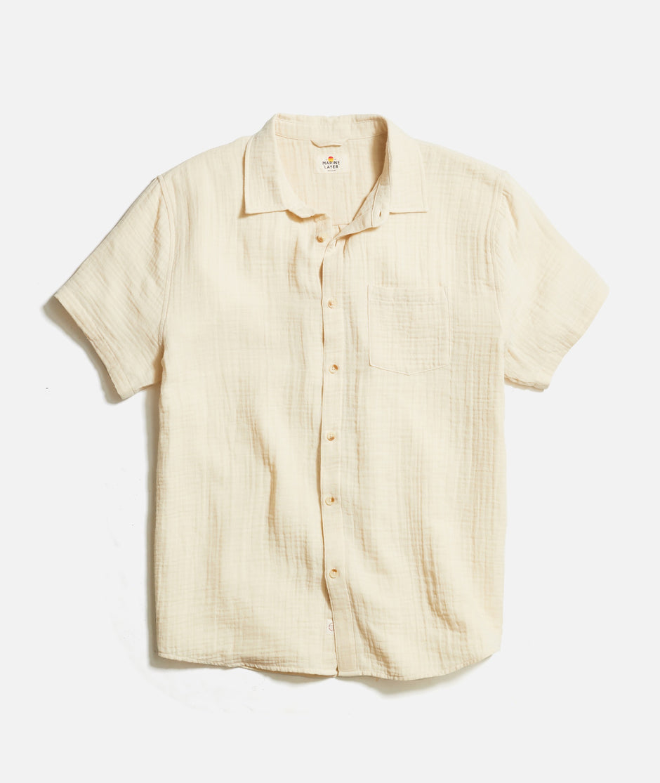 Crinkle Double Cloth  Shirt