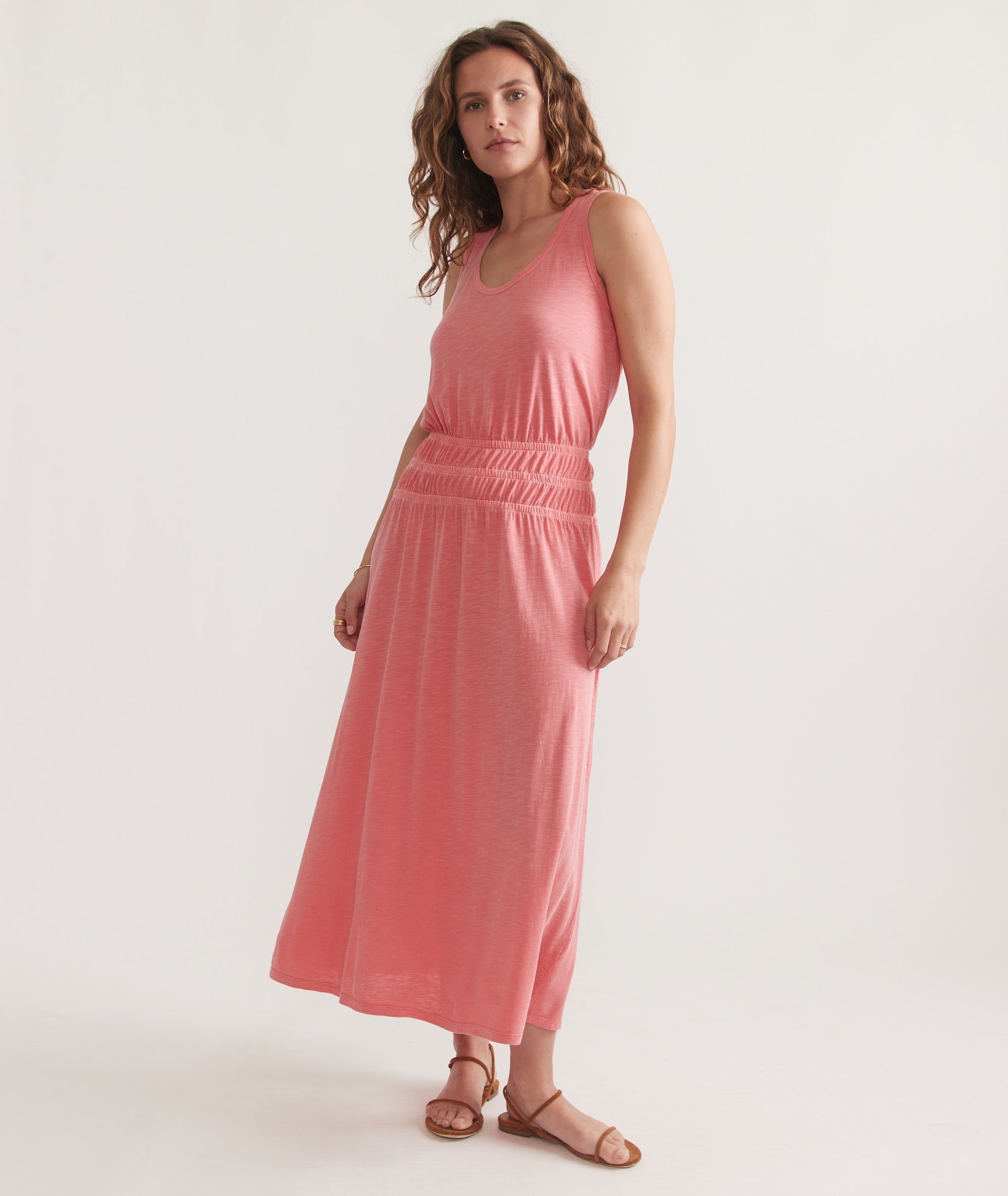 Juliet Slub Midi Dress