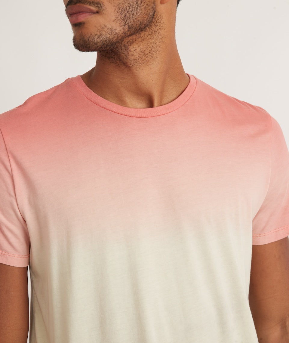 Signature Crew Tee in Ombre Sunset – Marine Layer