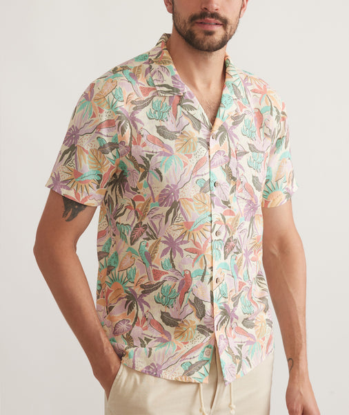 TENCEL Linen Resort Shirt – Marine Layer