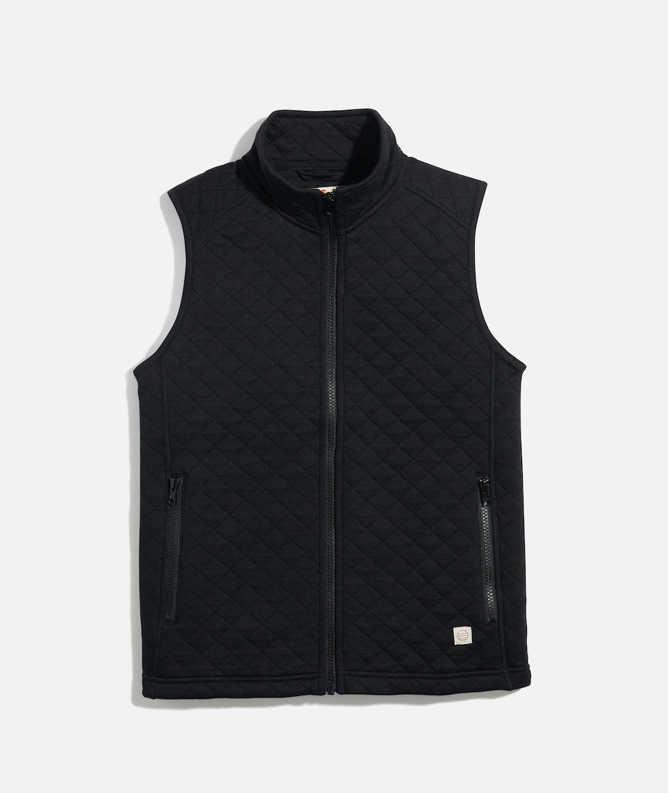 Women's Corbet Full Zip Vest Black