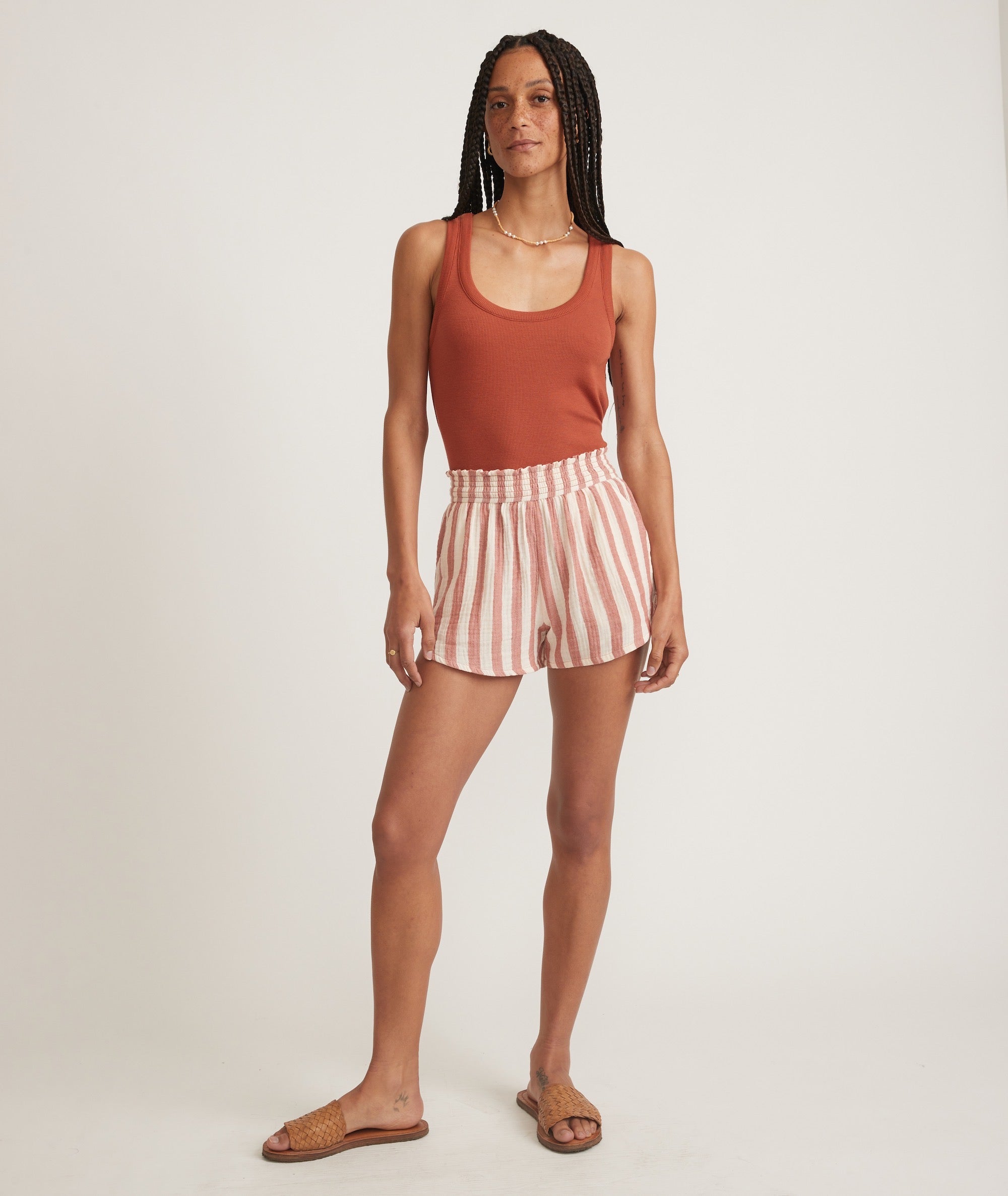 Corinne Double Cloth Short