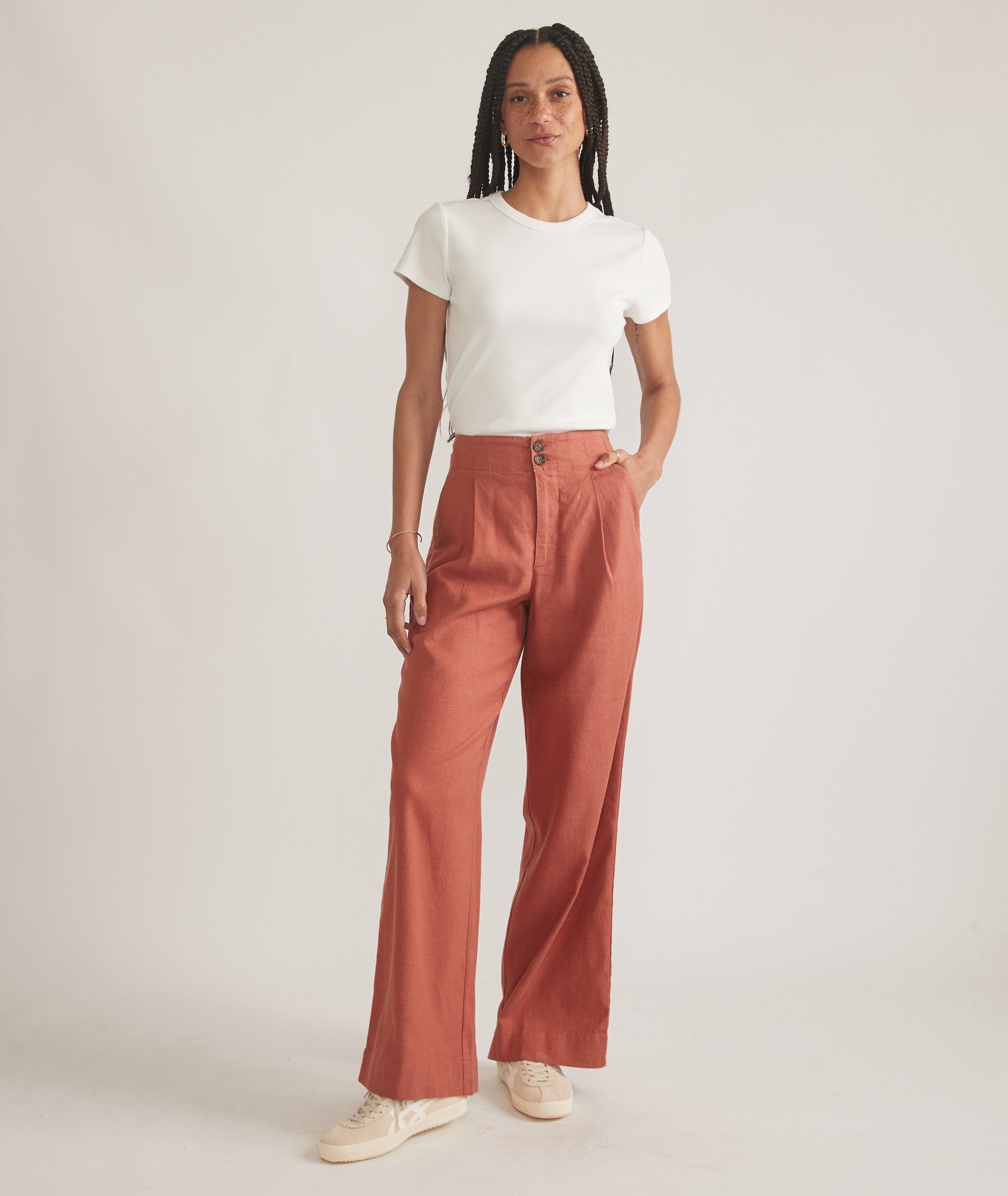 Flora High Waisted Trouser