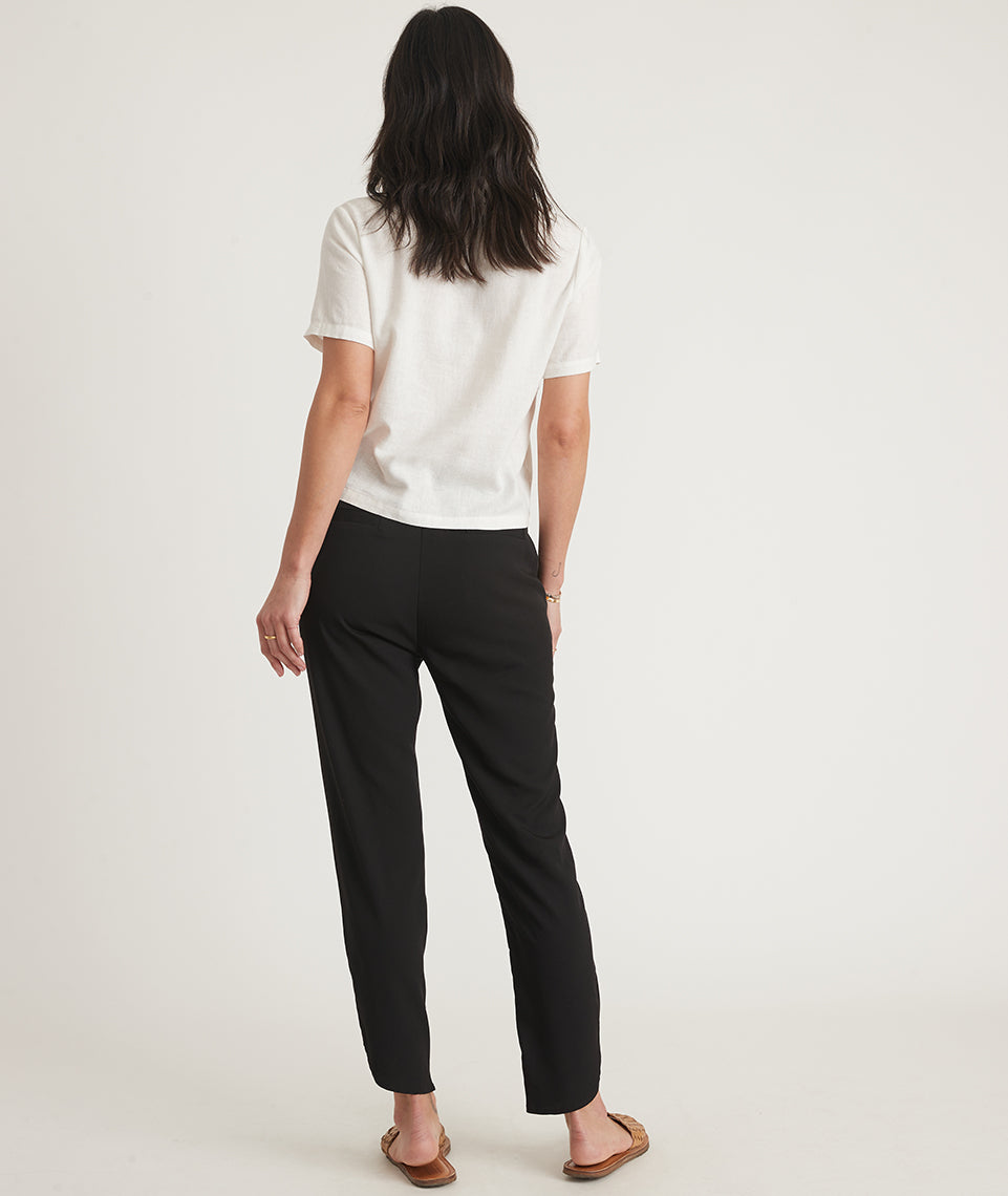 Re-Spun Tall and Petite in – Black Layer Pant Marine Allison