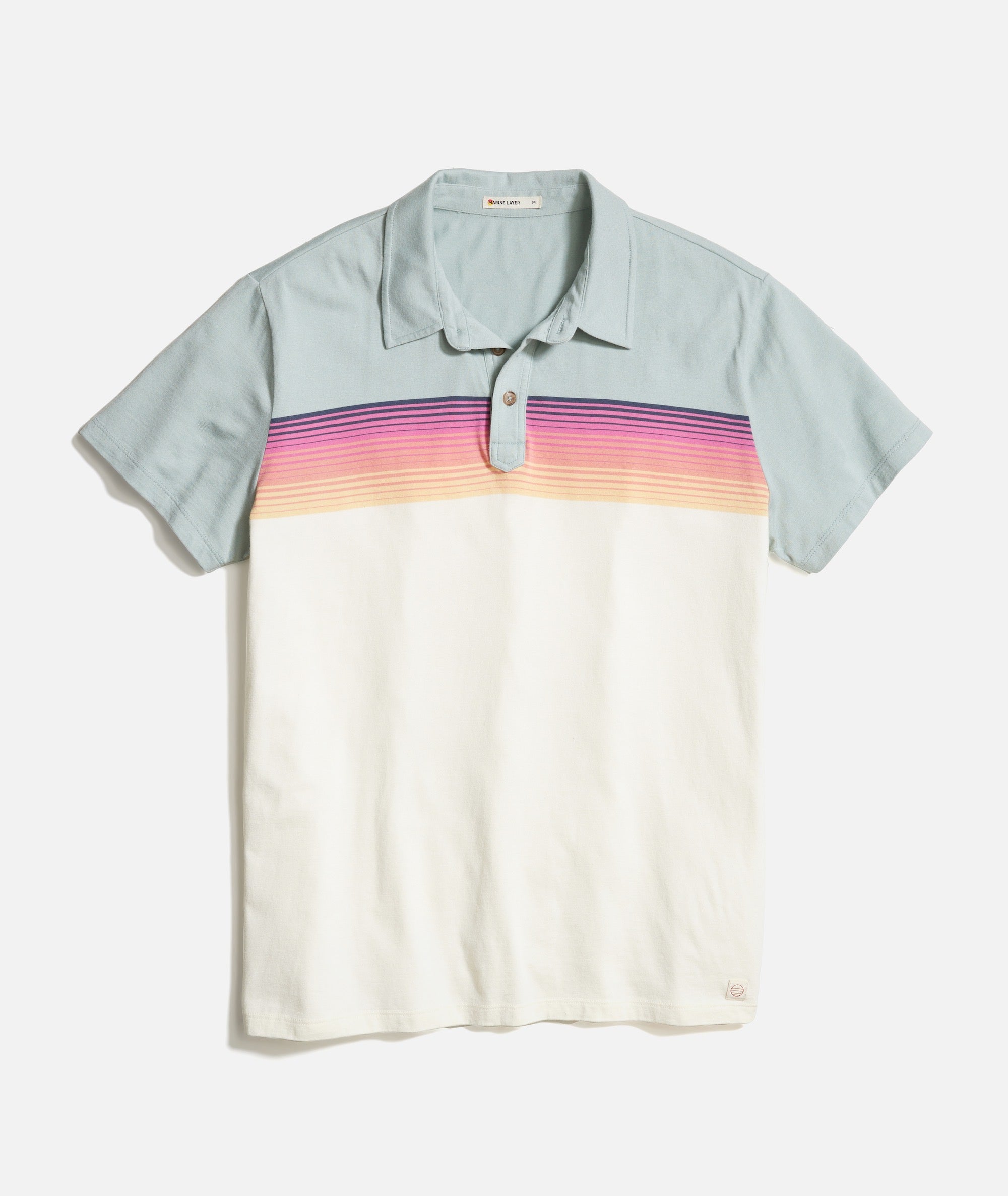 Engineered Stripe Polo