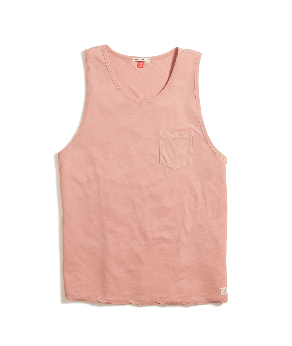 Hemp Cotton Pocket Tank in Lobster Bisque – Marine Layer