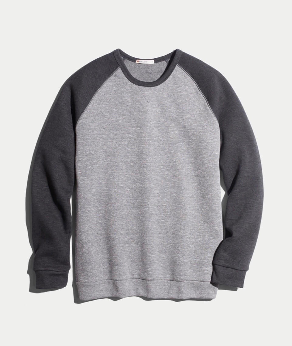 Nolan Crewneck Heather Grey/Charcoal