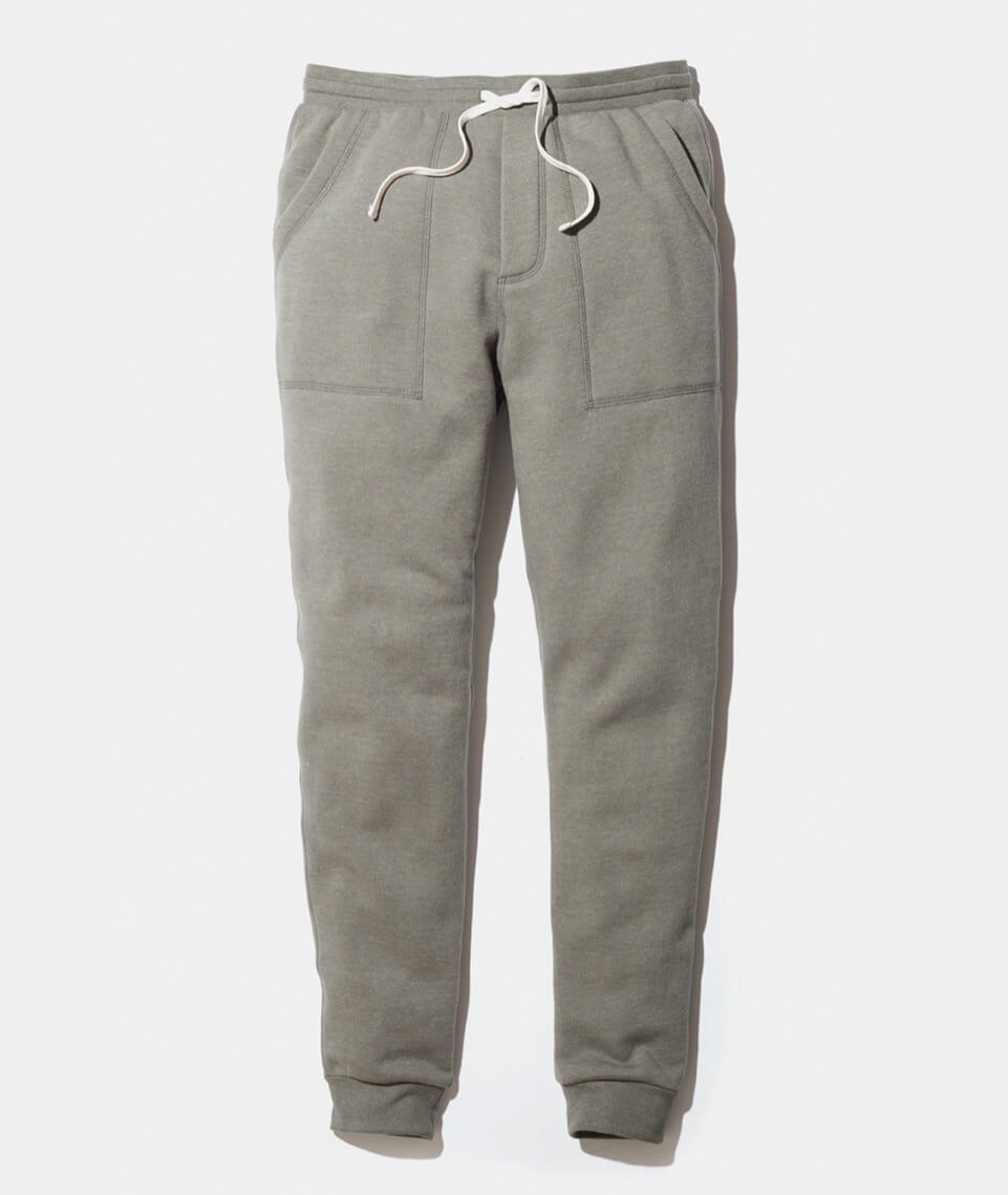 Emmett Sherpa Jogger Worn Olive