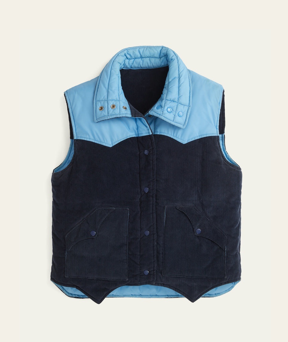 Reversible Cord Colorbock Vest