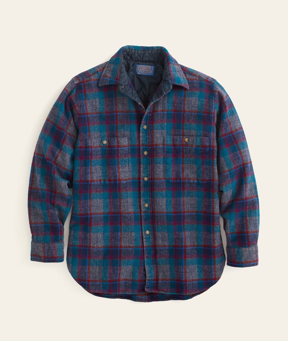 Vintage Teal/Grey Pendleton