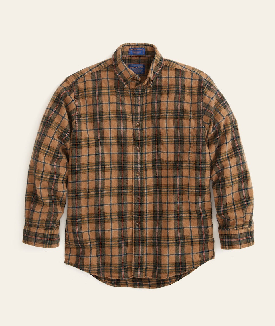 Vintage Tan Plaid Pendleton