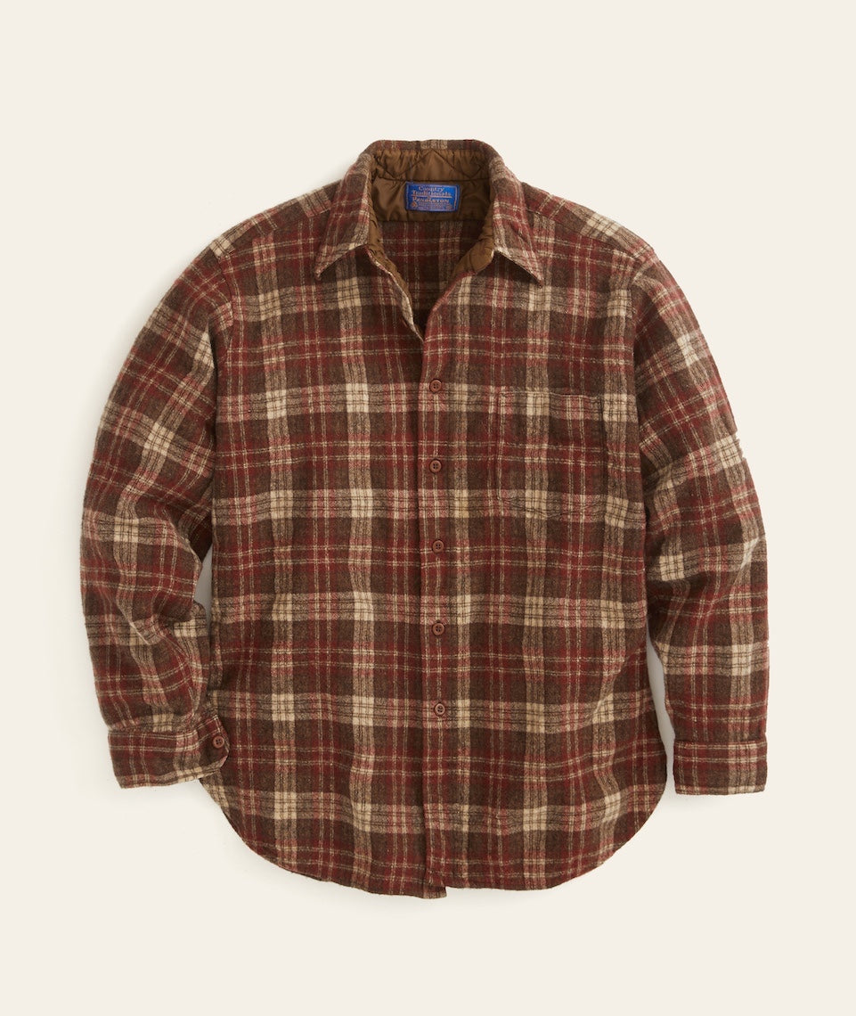 Vintage Brown Plaid Pendleton